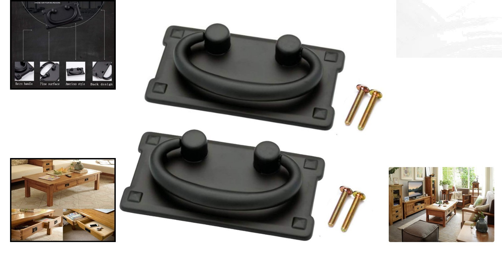 Vintage Style Antique Bronze Cabinet and Drawer Pulls – Durable Zinc Alloy Knobs