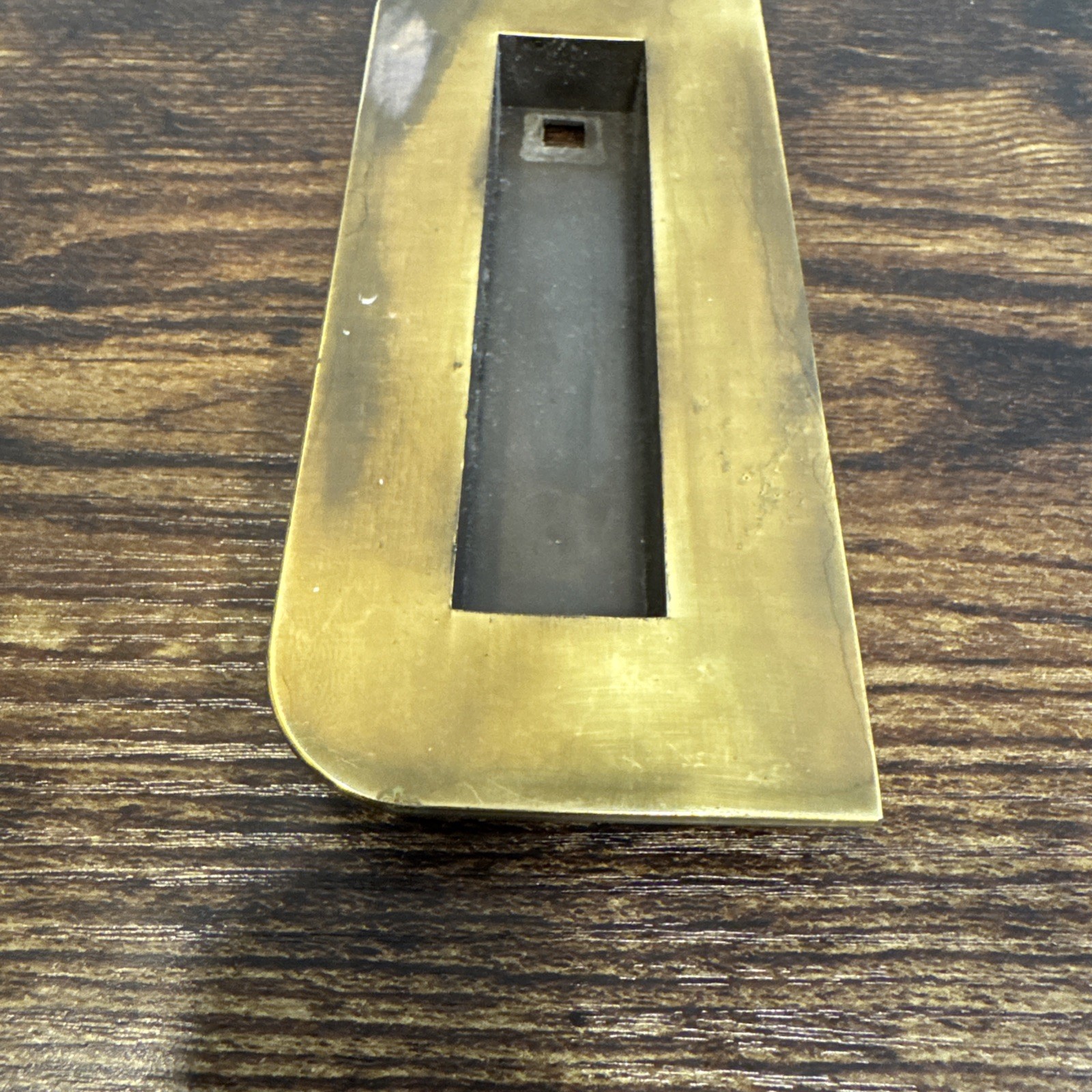 Drexel Dynasty LEFT Door Brass HOUSING ONLY Handle Chinoiserie Asian Dresser
