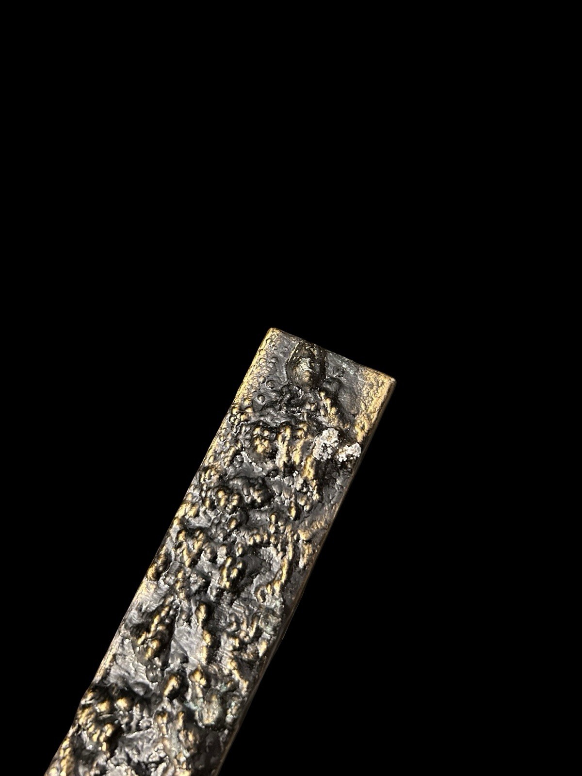 3pc VTG Allison Japan Brutalist Rectangular Drawer Pull 5 3/8” Hardware READ