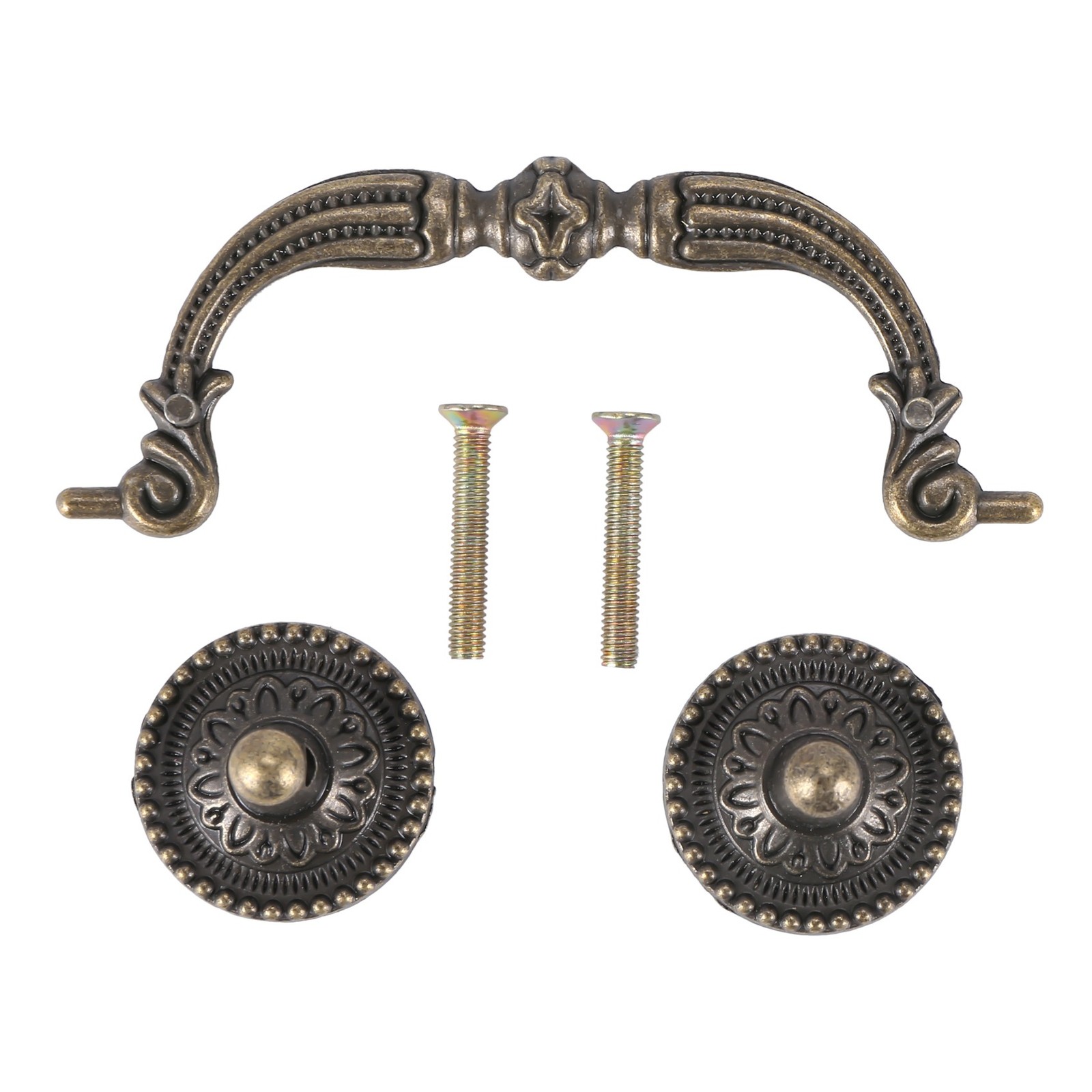 Antique Brass Cabinet Door Drawer Handles 100 mm X6Z78859