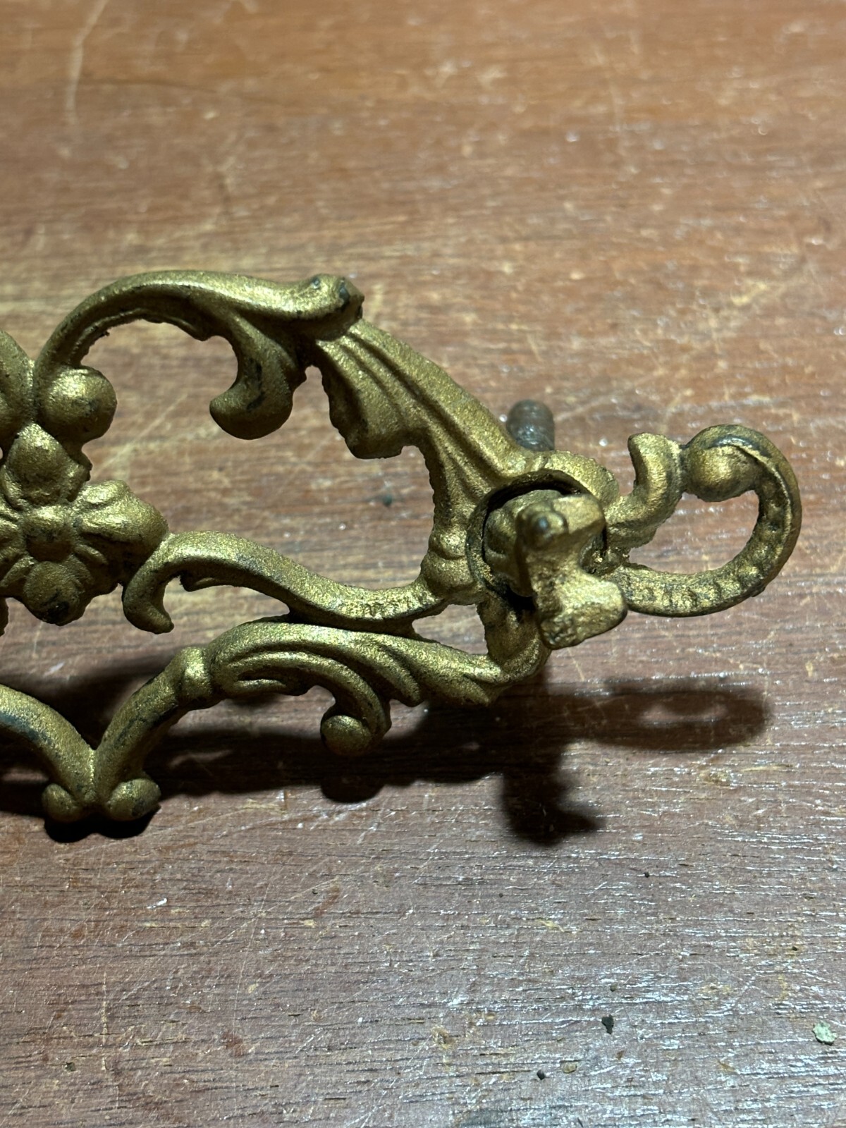 2 Vintage Antique Ornate Fancy Drop Bail Drawer Pulls & some parts. 3 inch CTC