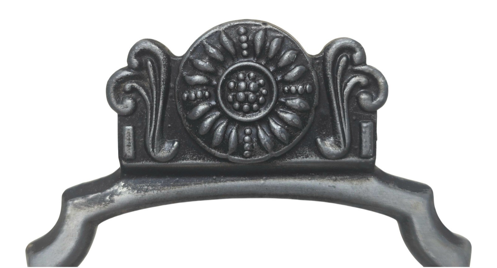 Ajax USA 957 Satin Antique Pewter Cab Door Drawer Pull Handle 1″ Centers Vtg MCM
