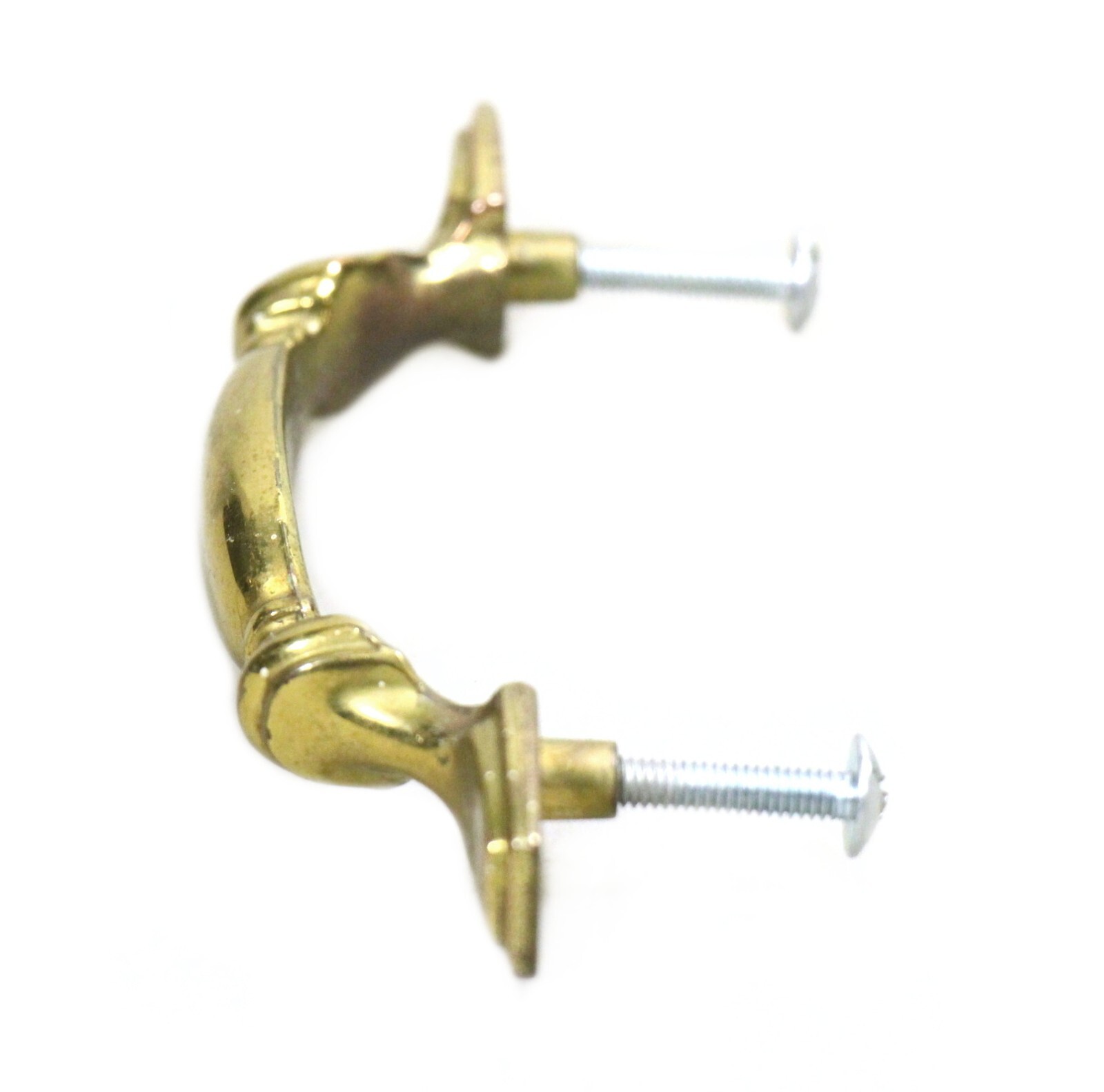 Traditional Brass Plated Drawer Bridge Pull