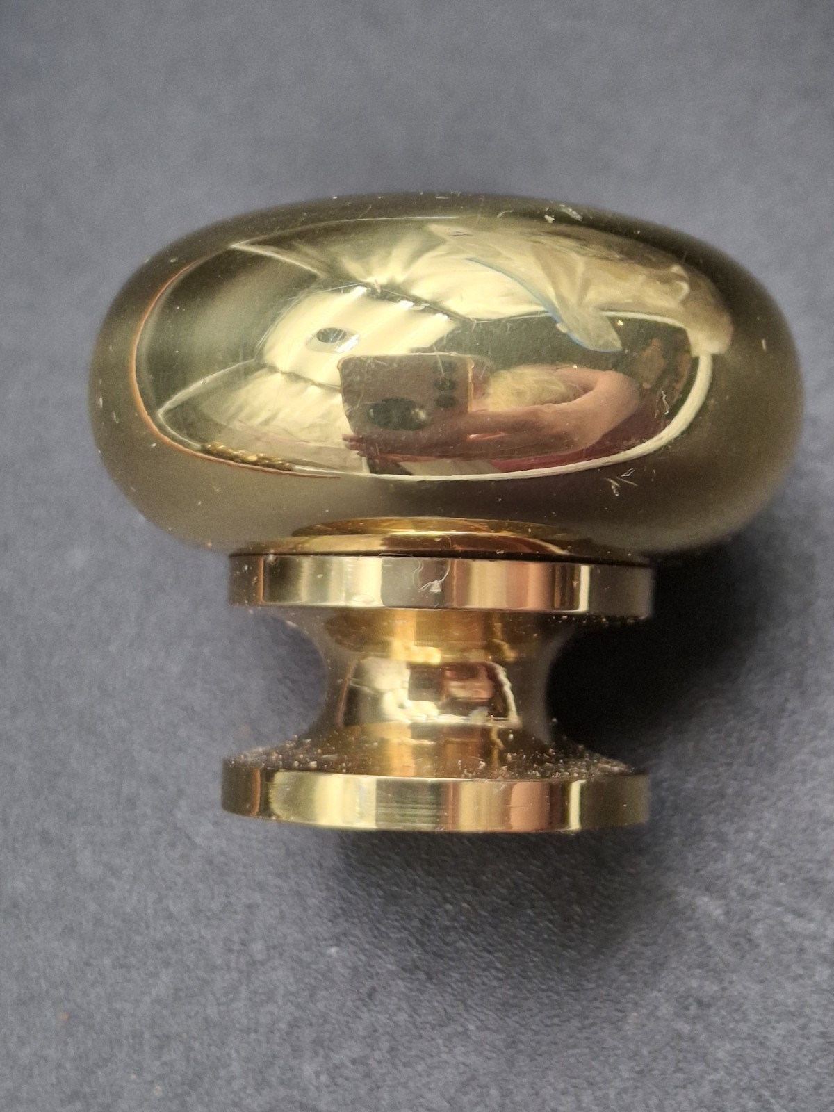 VTG Solid Brass 1 1/4″ Polished Mushroom Shaped Drawer Cabinet Knob