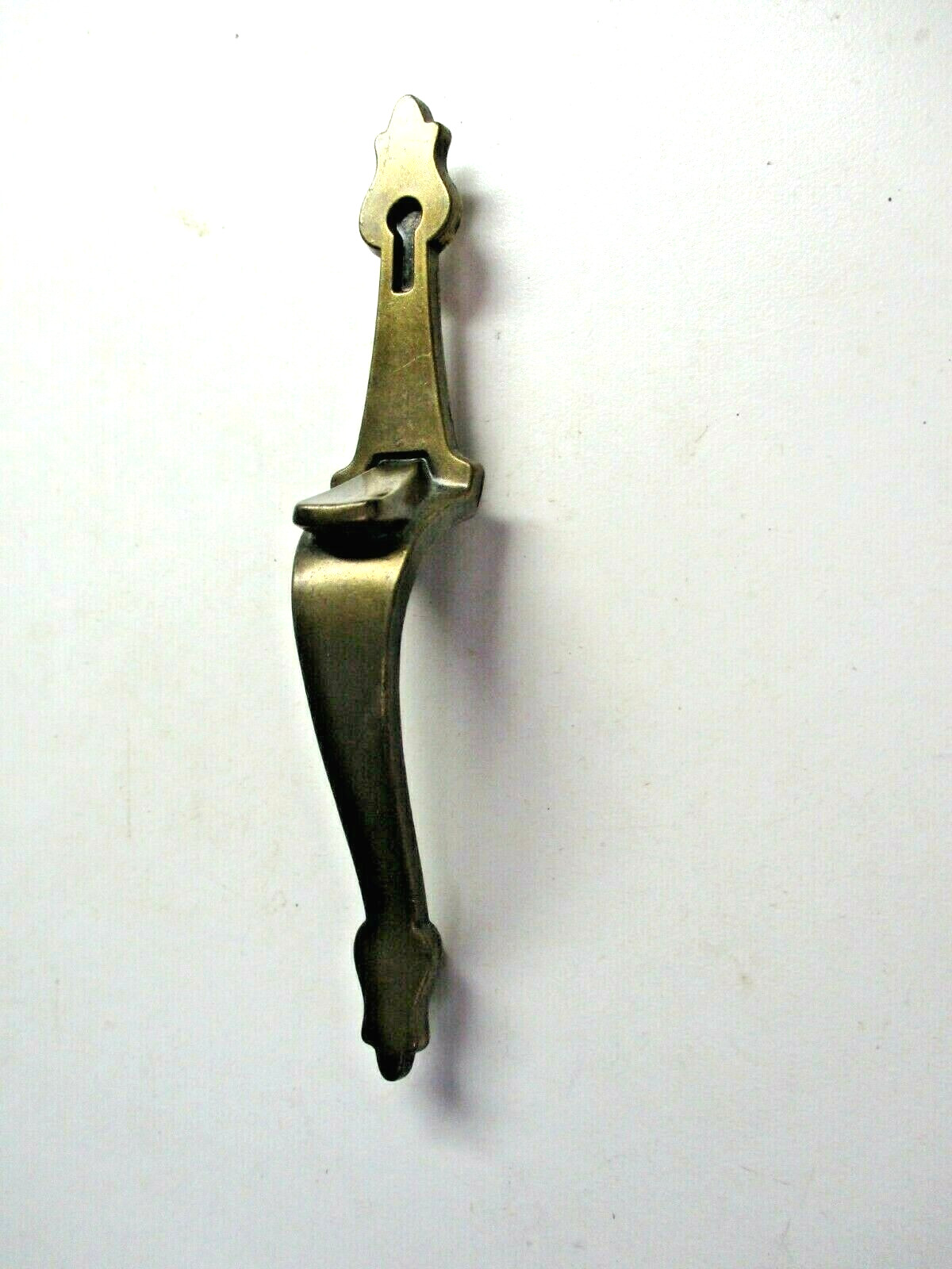 Amerock 315 Cabinet Door Thumb Pull Handle Dark Brass 3-1/16″ Centers 1 Vtg 1960