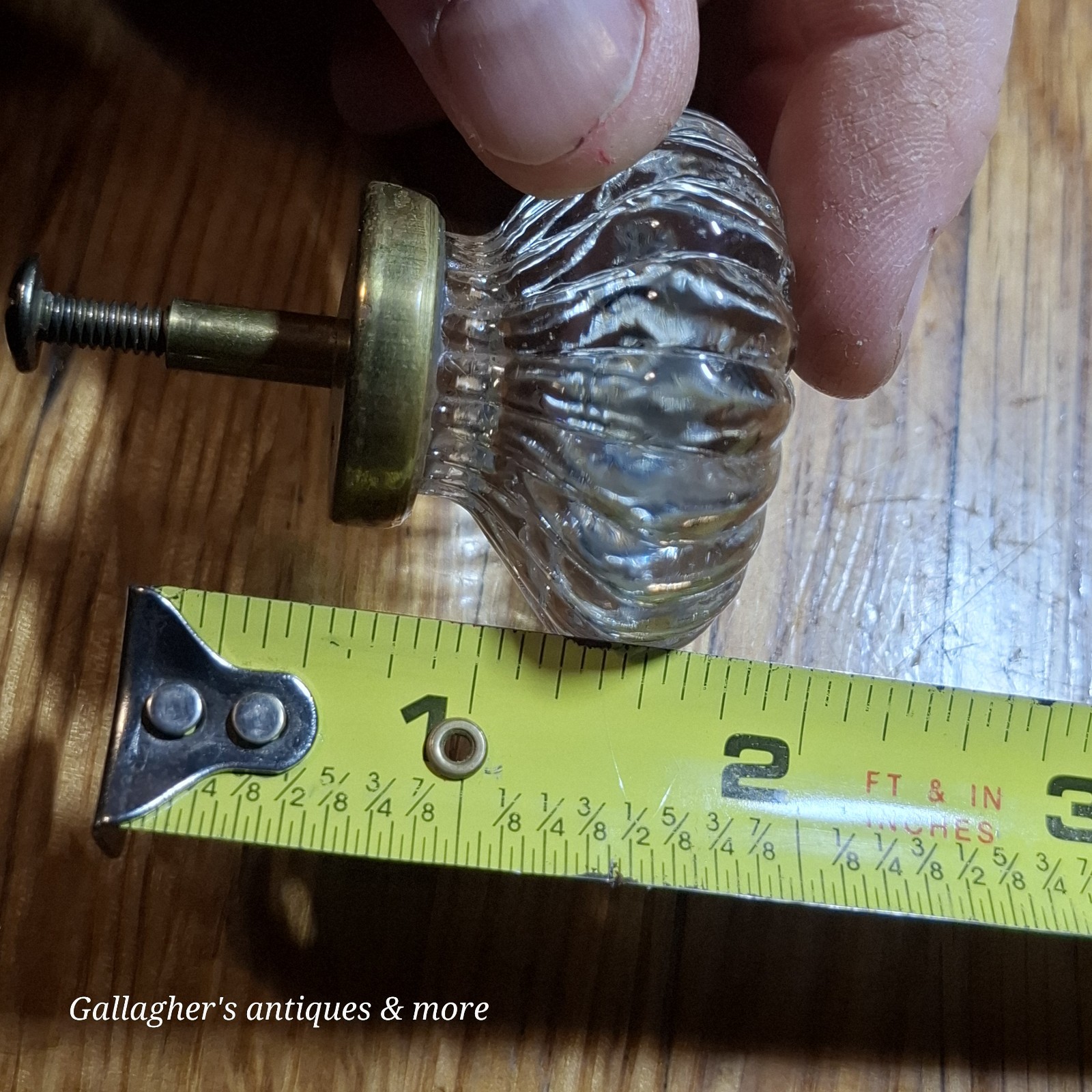 Antique Glass Knob Handle Drawer Cabinet Lot Of 4 Pat Oct 1901