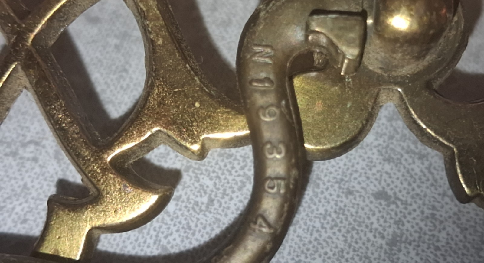 Vintage KBC Keller Brass Batwing Drawer Pull Handles Lot 10 Mid Century