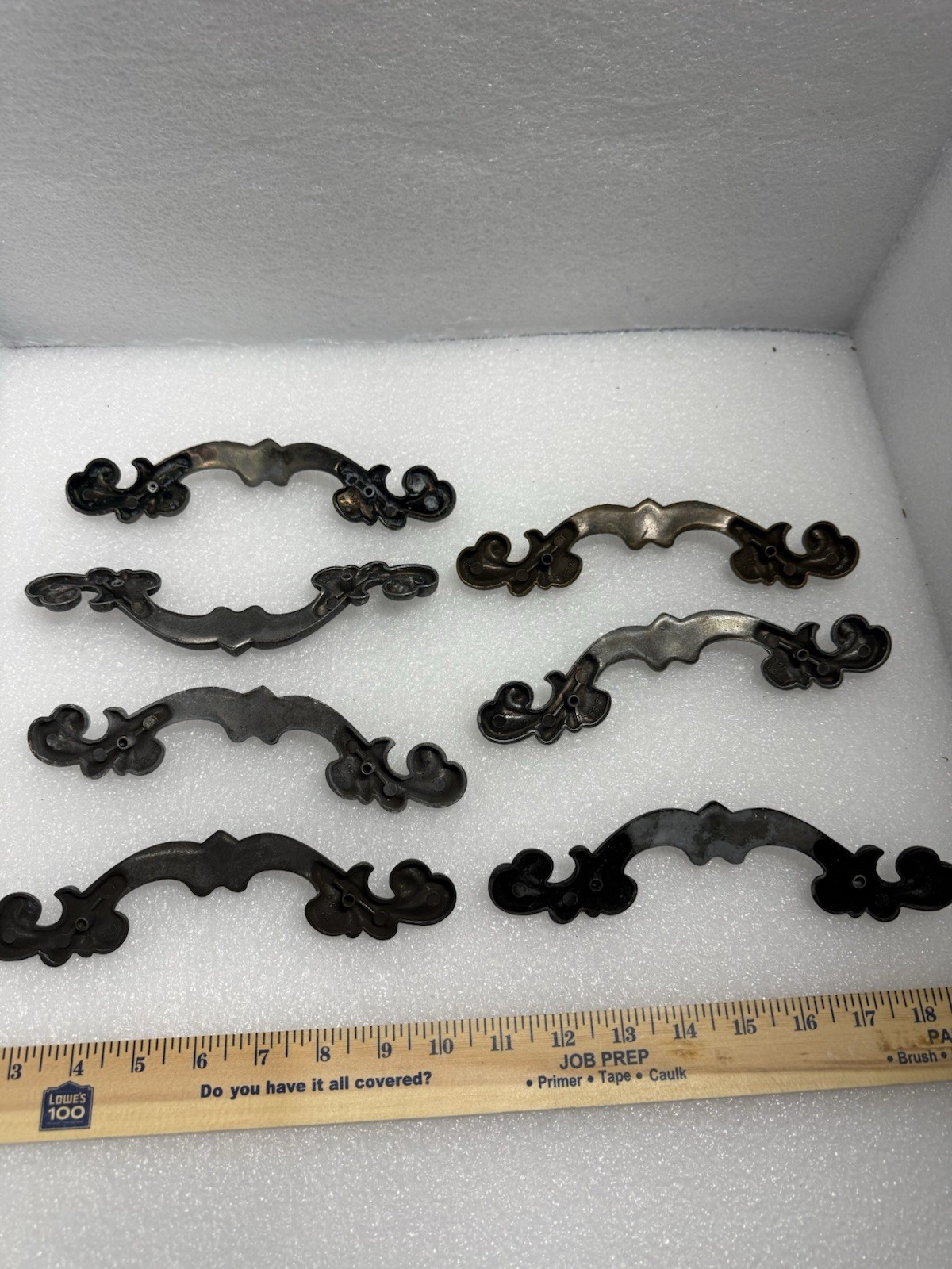 7 Vintage-Savage French Provincial Solid Drawer Pull 8”Different Finishes,