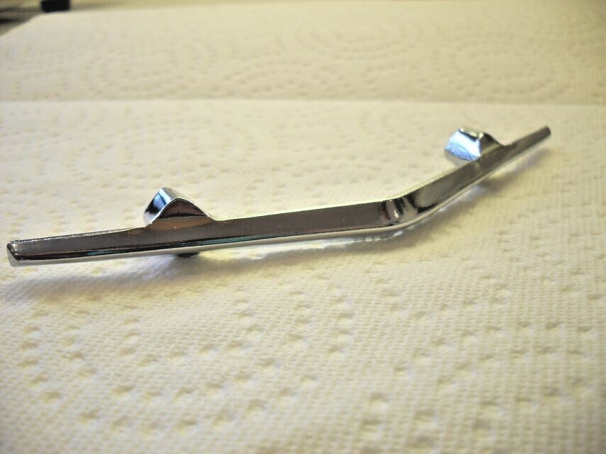 Vintage Nos Chrome Chevron Drawer Pull Stealth Fighter Jet Shape Cabinet Handle