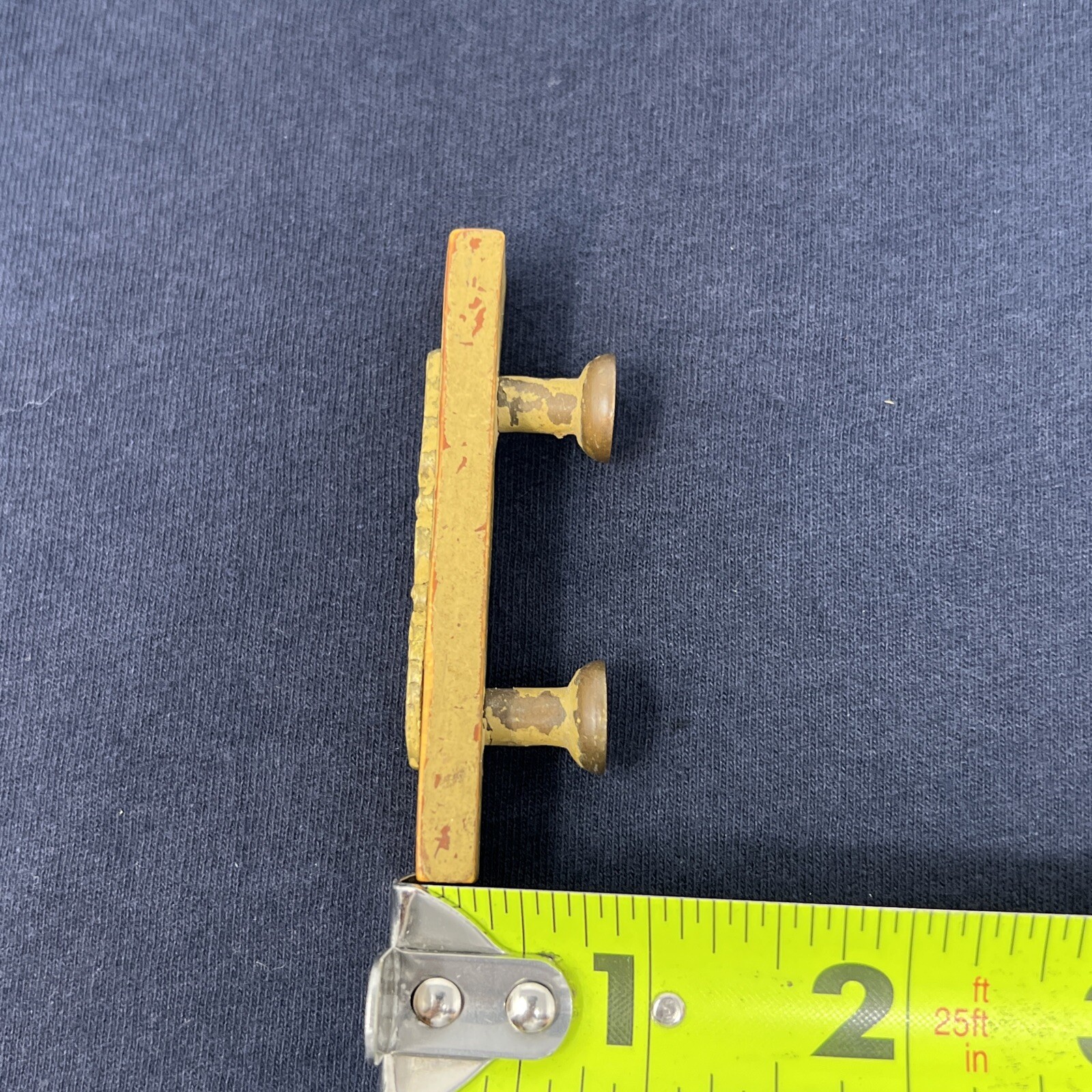 Antique Bakelite And Brass Drawer Pull