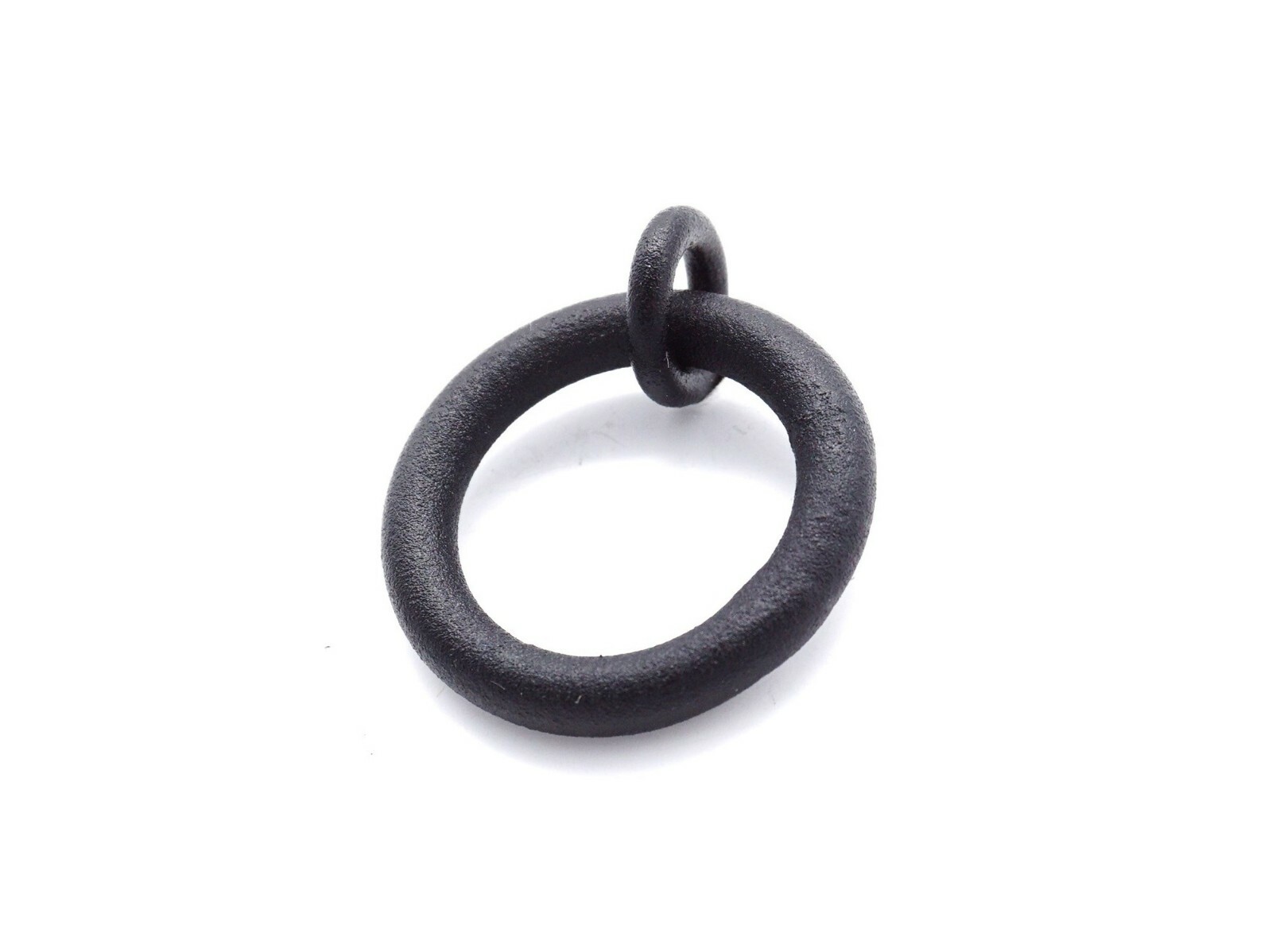 1 5/8″ Black Iron Ring Pull Shutter Ring Pull Furniture Drawer Pull Cabinet Pull