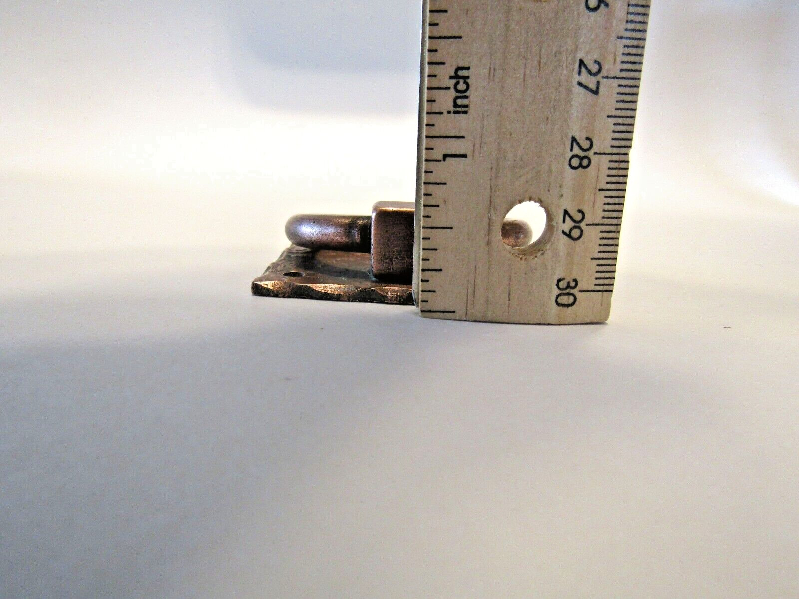 Vintage Copper Drop Ring Drawer Finger Pull Cabinet Door Handle Stanley