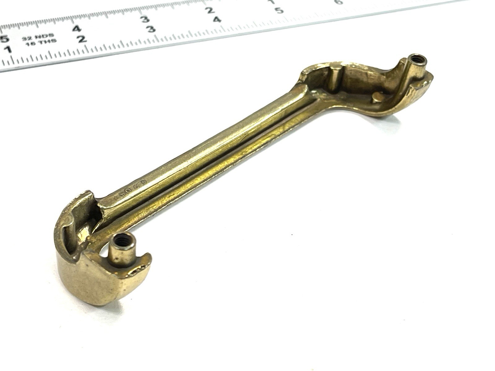 KBC Keeler Brass Co Vintage Drawer Pull Fixed Handle MCM 4.75″ OCB lot#1895