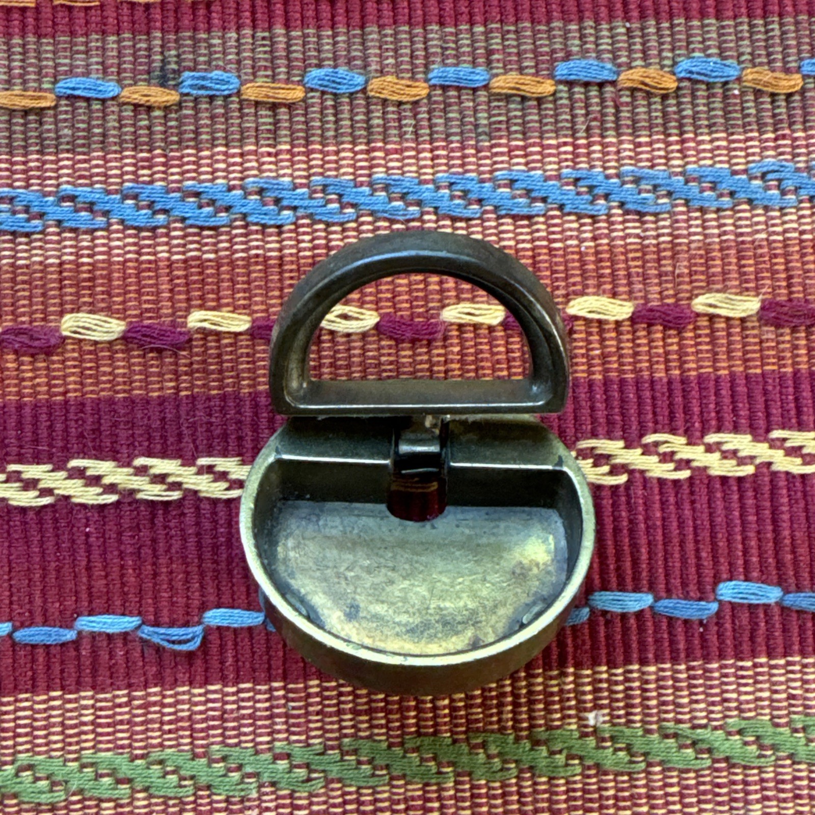 DREXEL ACCOLADE Brass Drawer Bail Pull Round Campaign KBC N7228 – 1.5” CC