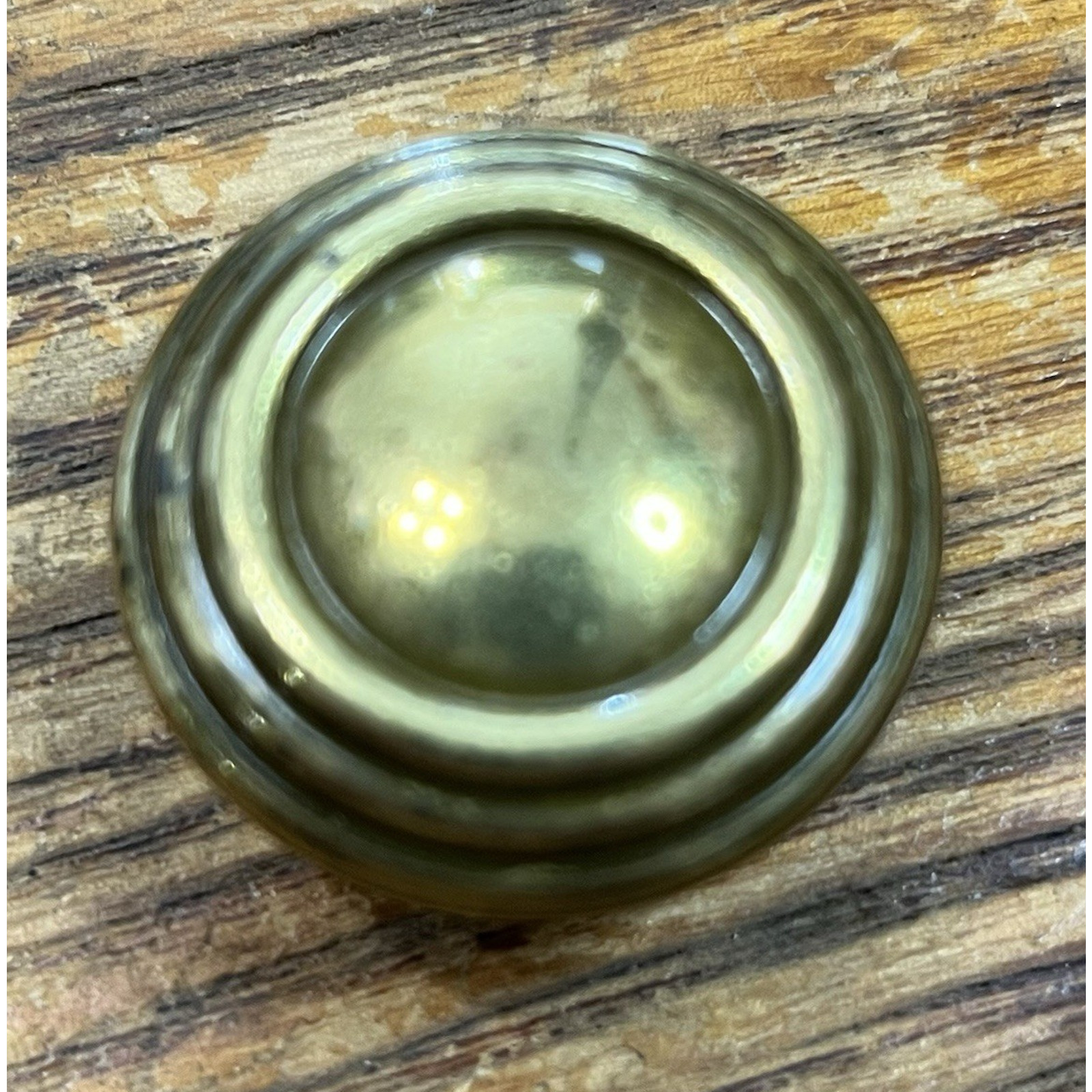 20 Vintage Antique Brass Drawer Pulls Cabinet Door Dresser Knobs 1.25 Vintage