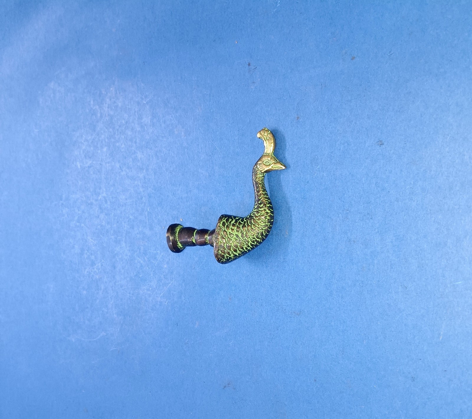 Macaw Bird Head Cabinet Closet Pull Brass Peacock Theme Drawer Knob Decor GTX