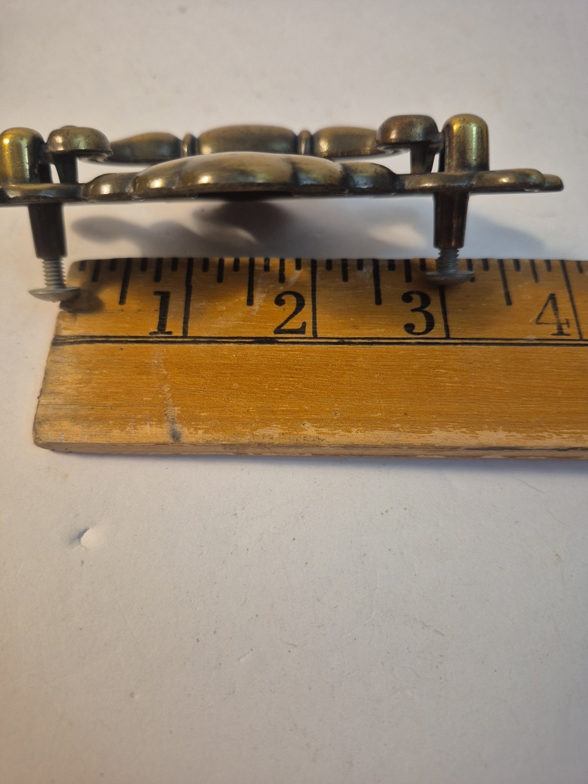 Vintage Brass Chippendale Batwing Drop Swinging Bail Drawer Pulls Lot Of 8