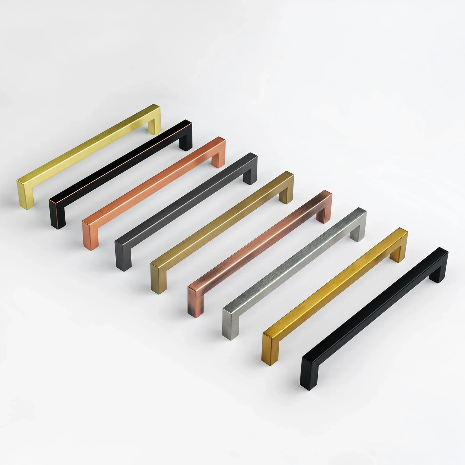 Aibeli 10 Pack Black Cabinet Pulls 8 Inch 203 mm Hole Centers