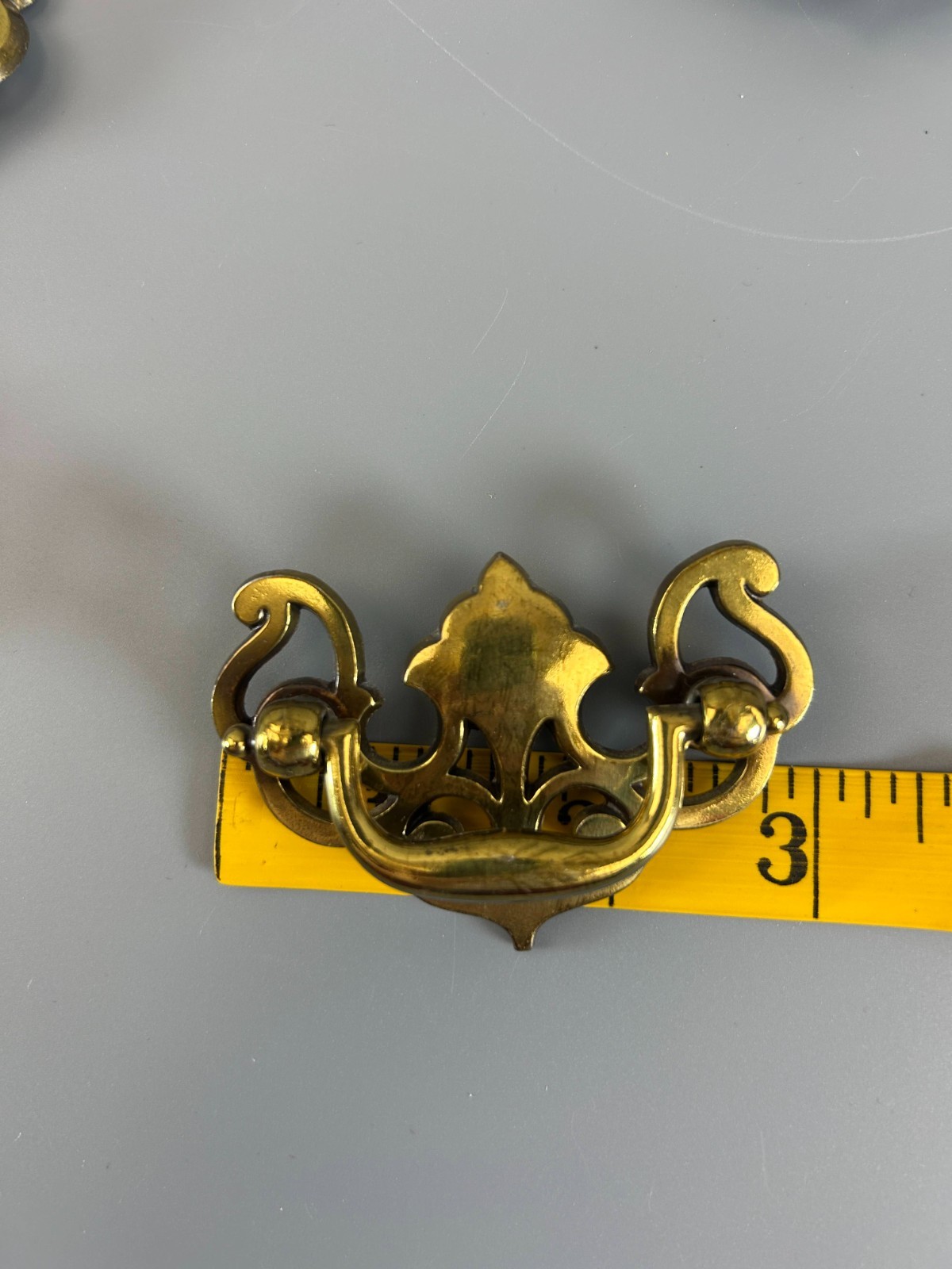 11 Keeler Brass Drawer Pulls Drop Bail Handle Chippendale Vintage Assorted Sizes