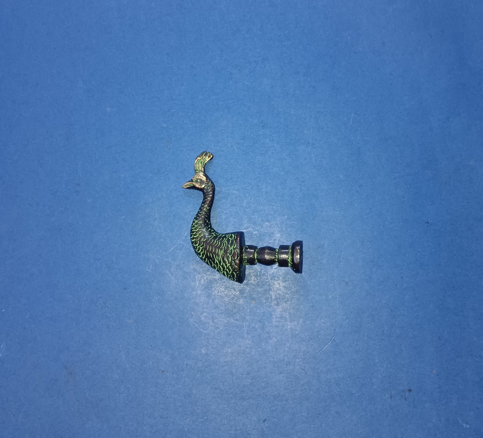 Macaw Bird Head Cabinet Closet Pull Brass Peacock Theme Drawer Knob Decor GTX