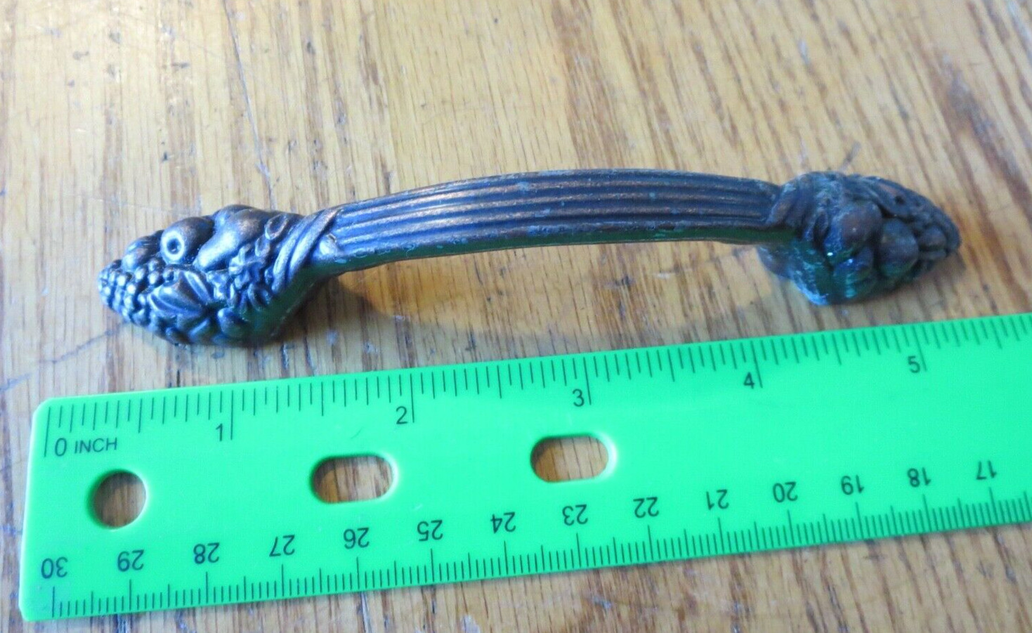 5 Amerock Elegance Fruit Pull 5-1/4″ Drawer Handle Burnished Brass Bronze color