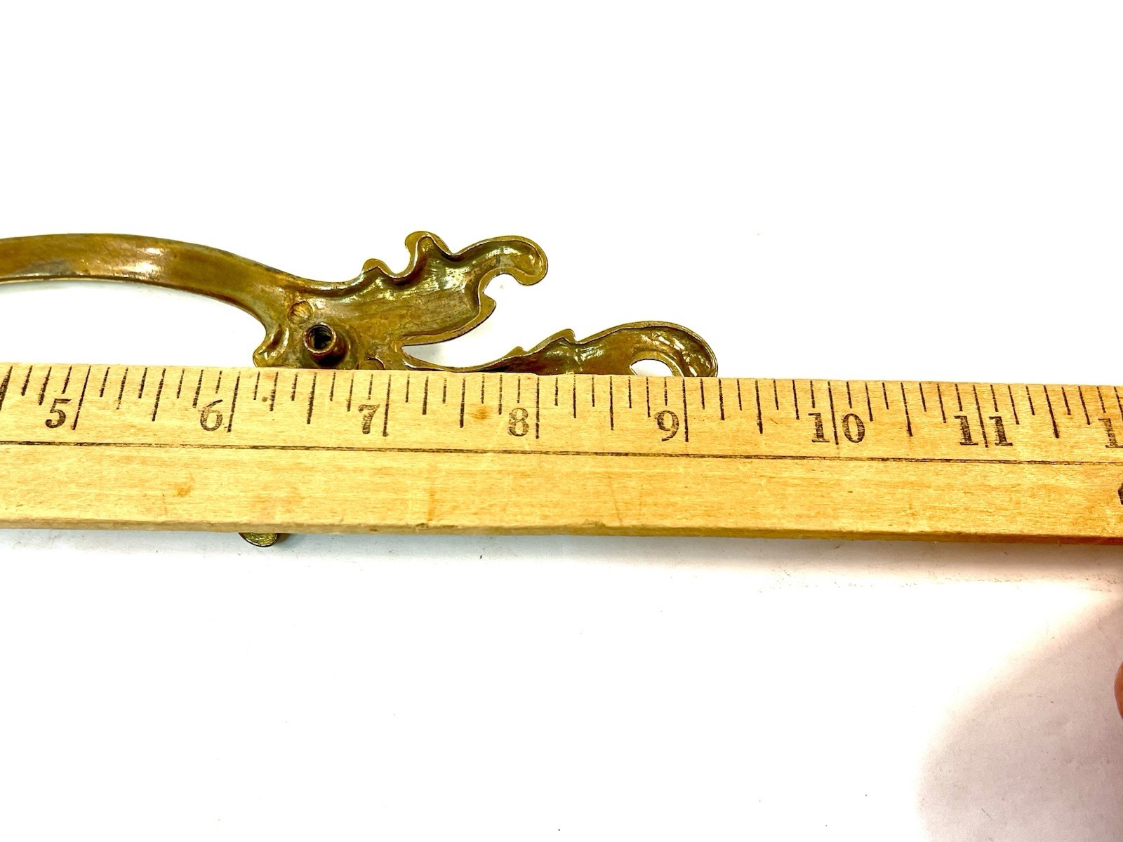 KBC Keeler Brass Co Vintage 9.25″ LONG Drawer Pull Fixed Handle 3.75″ OCB