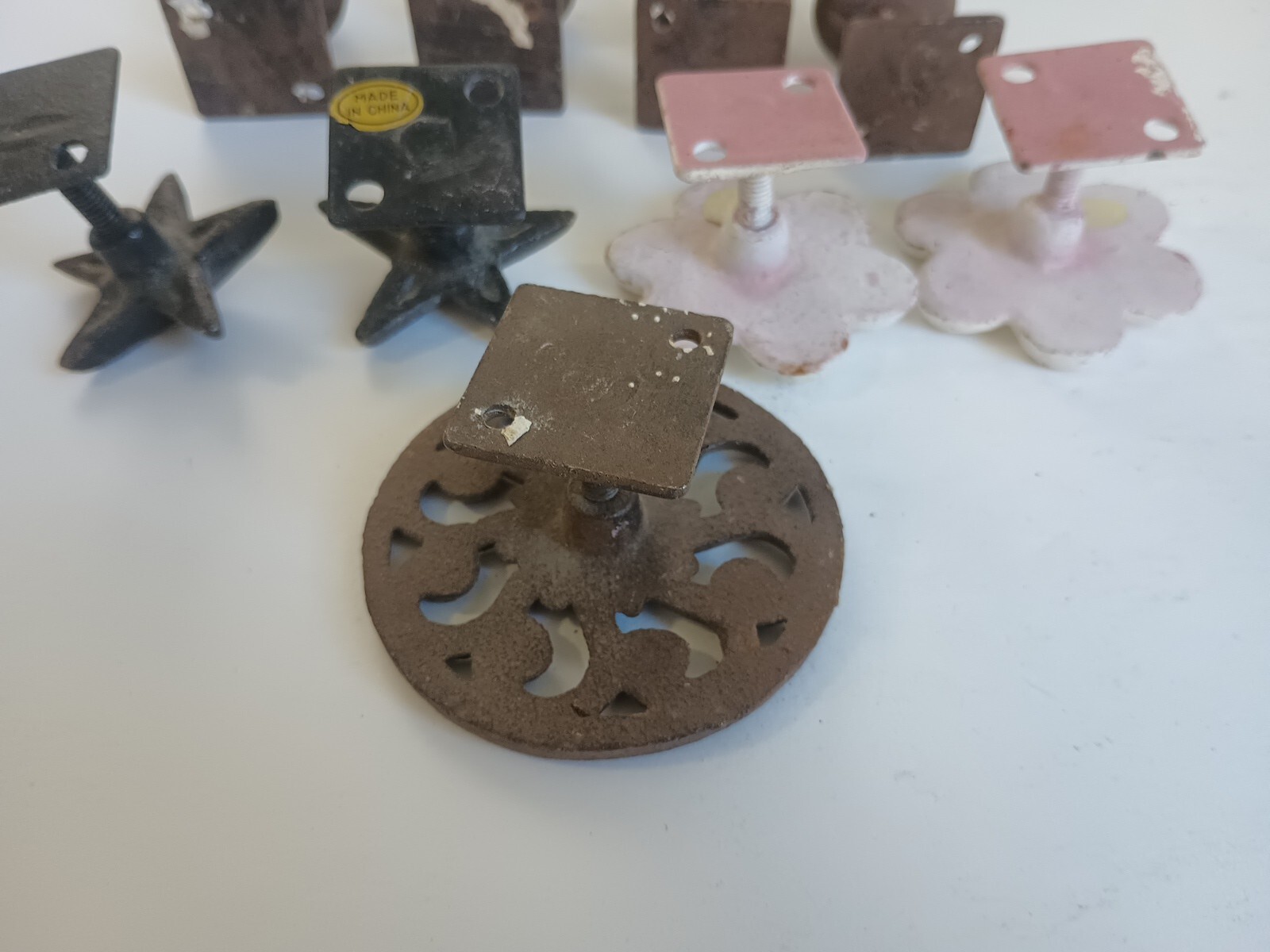 Decorative Salvaged Cast Iron Knobs