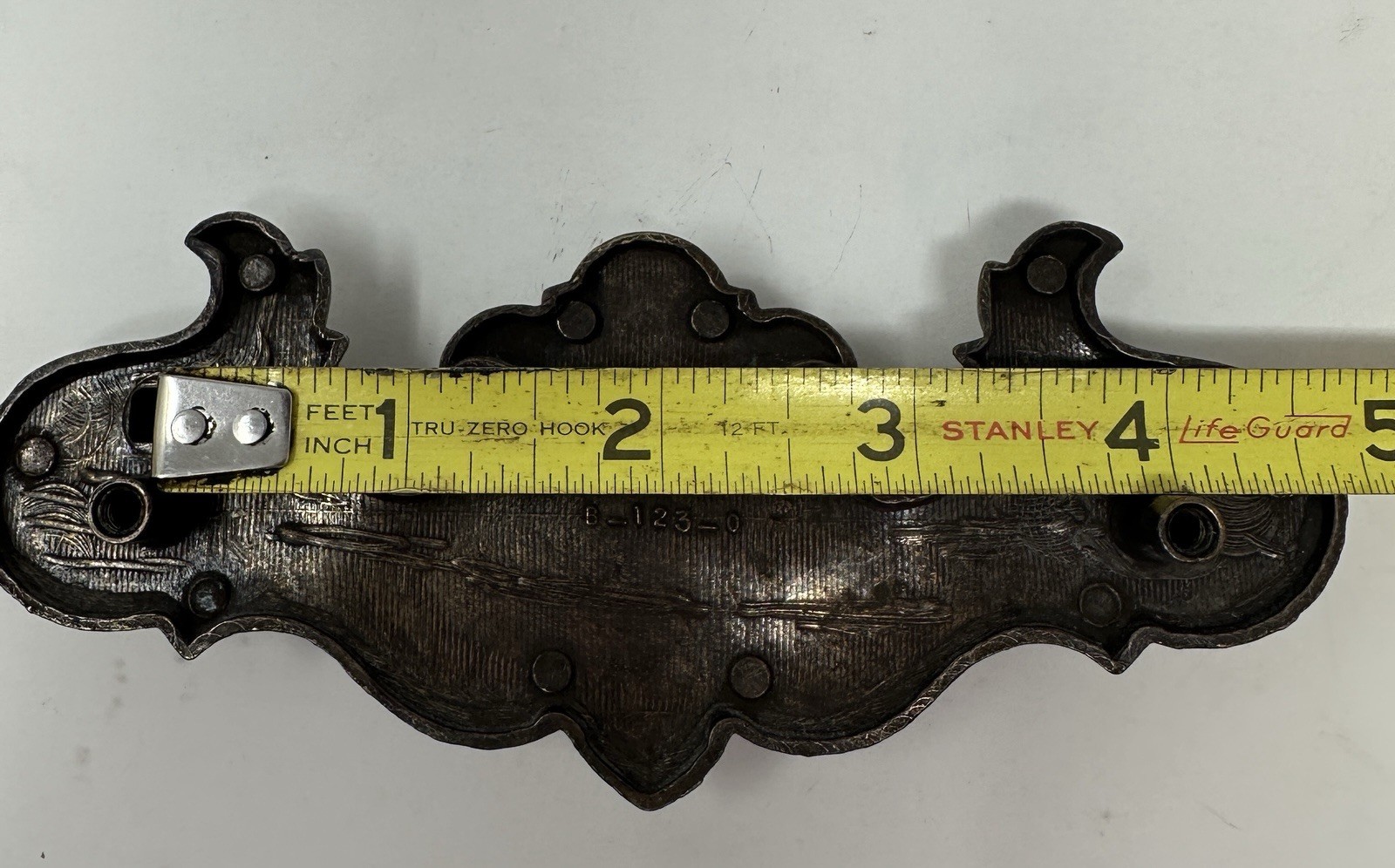 Vintage Brass Chippendale Batwing Drawer Pulls Set of 4 Bail Handles Salvaged
