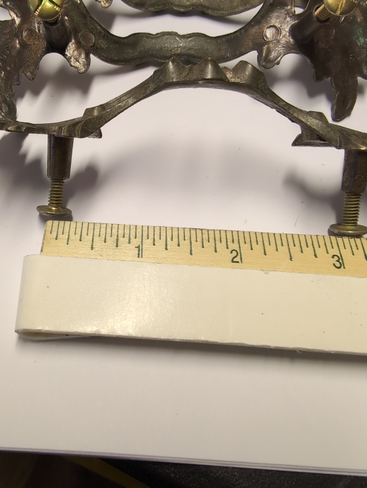 Vintage Keeler Brass Co KBC 1267 Ornate Six Inch French Provincial Solid…
