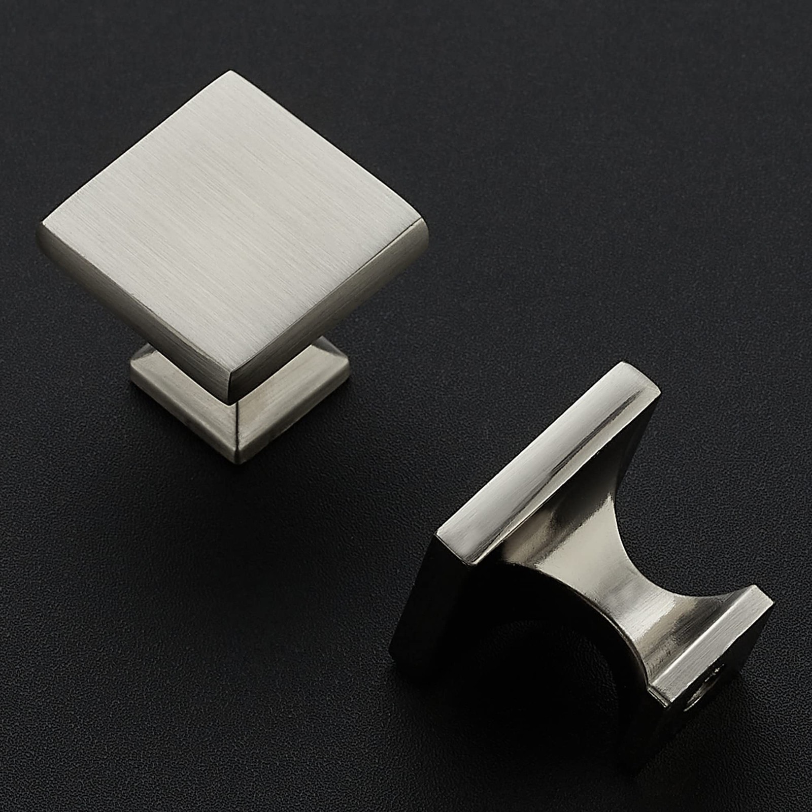 Cabinet Knobs Brushed Nickel Square Knobs for Cabinets and Drawers Cabinet Ha…