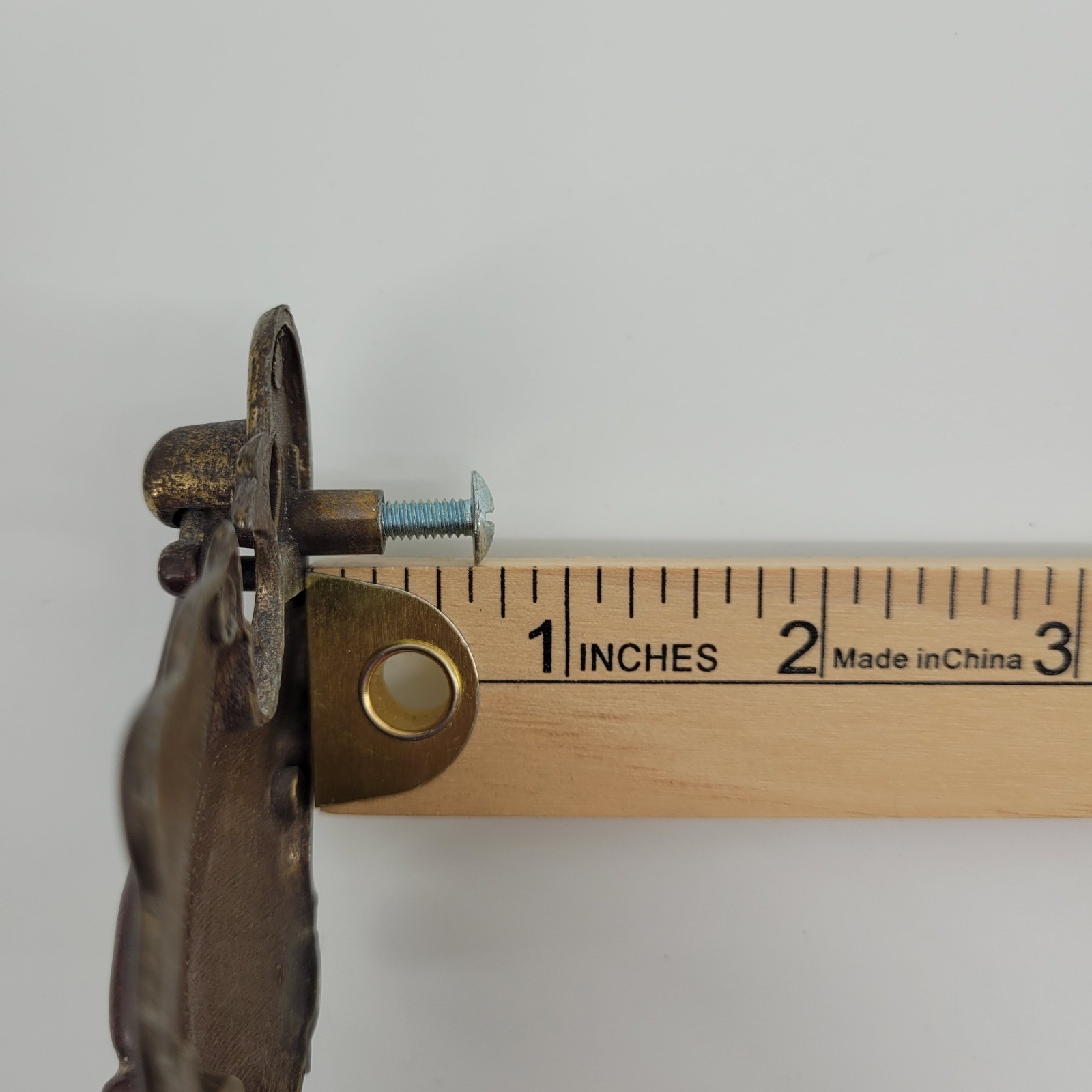 Vintage 1985 Brass Batwing Drawer Pulls and Knobs Set of 16 Chippendale 3″ Hole