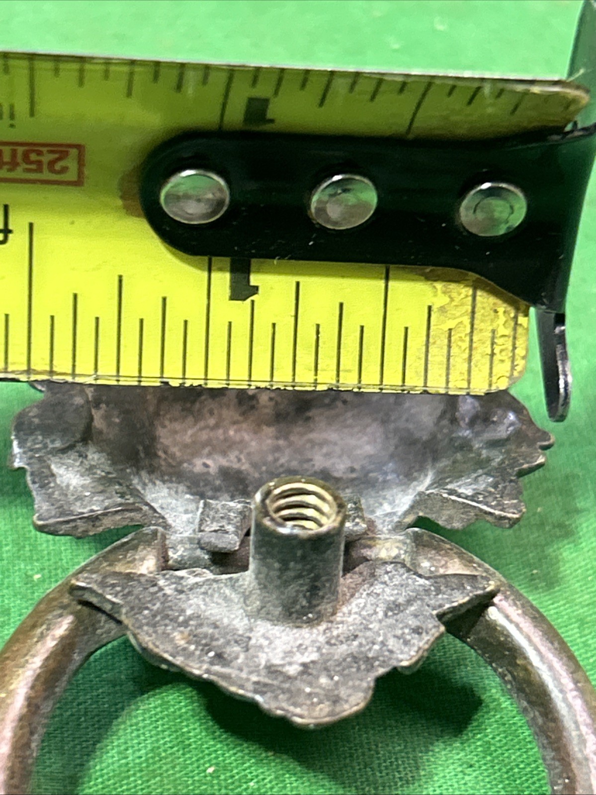 VINTAGE BRASS LION HEAD DRESSER CHEST DRAWER CABINET RING PULL