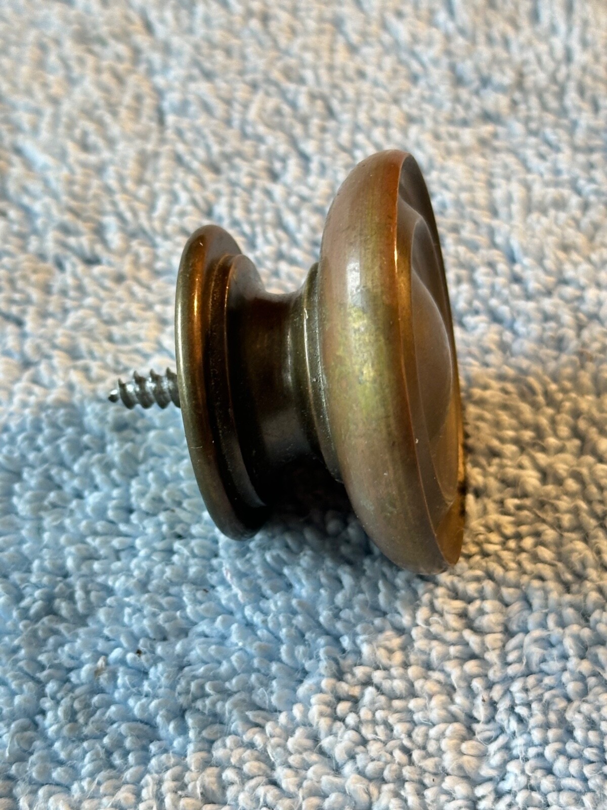 Heavy Duty Solid Brass 1 3/4″ Round Drawer Pull Knob Cabinet Hardware Vintage