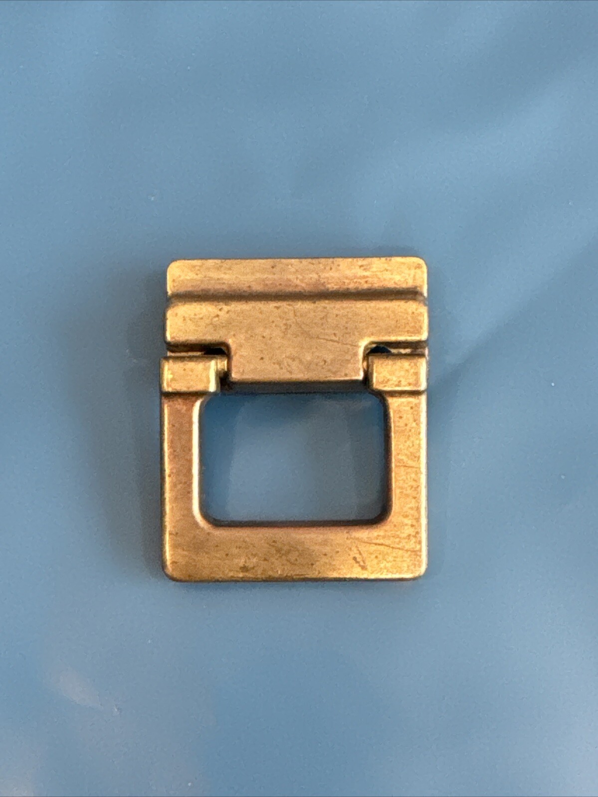 Drexel Woodbriar Drawer Pull Square Brass Vintage Bail Dresser Hardware