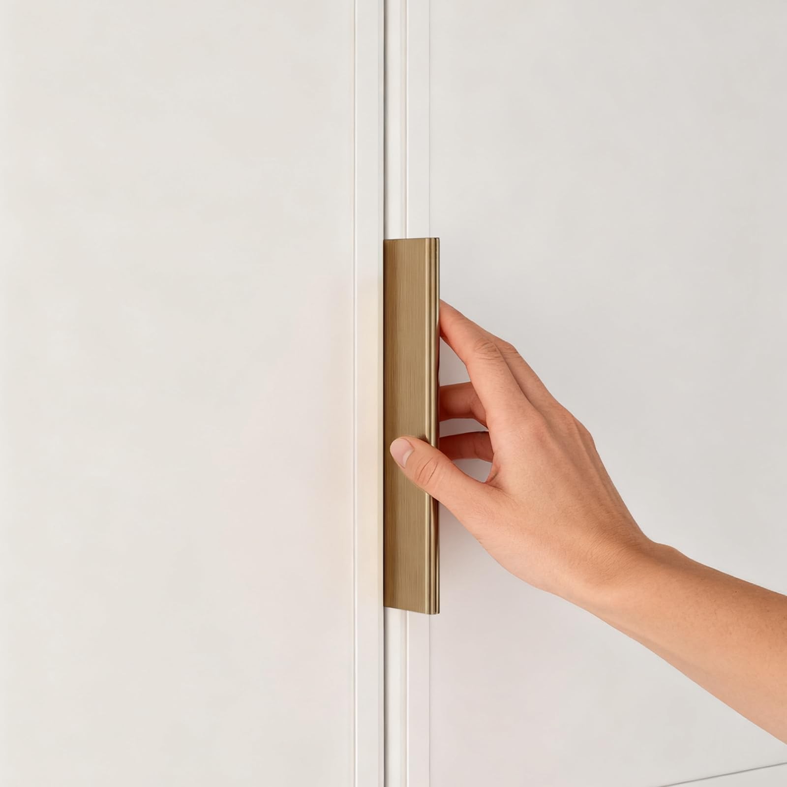 Peaha 10 Pack 5 Inch Finger Pulls For Cabinets Champagne Bronze Cabinet Pulls