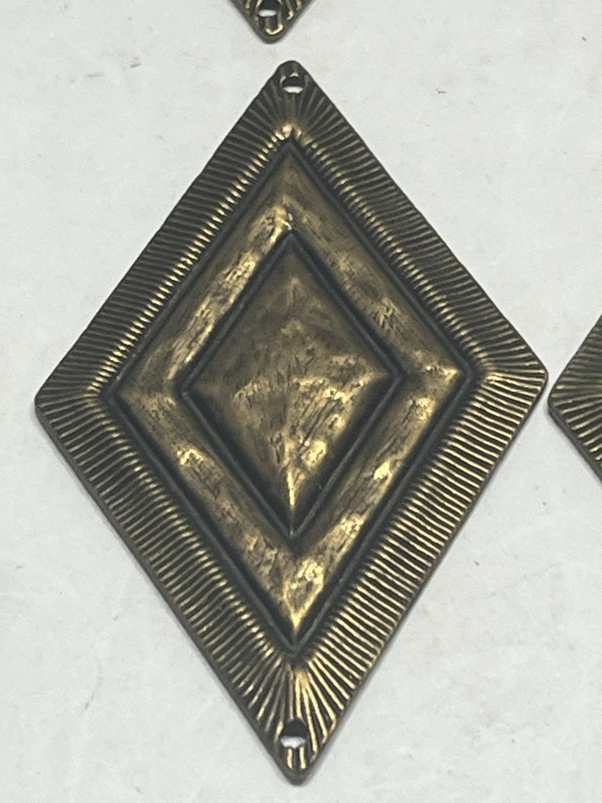 VTG. Lot (13) NOS KBC Decorative Diamond Bronze,Gray, Dark Gray Accent Hardware