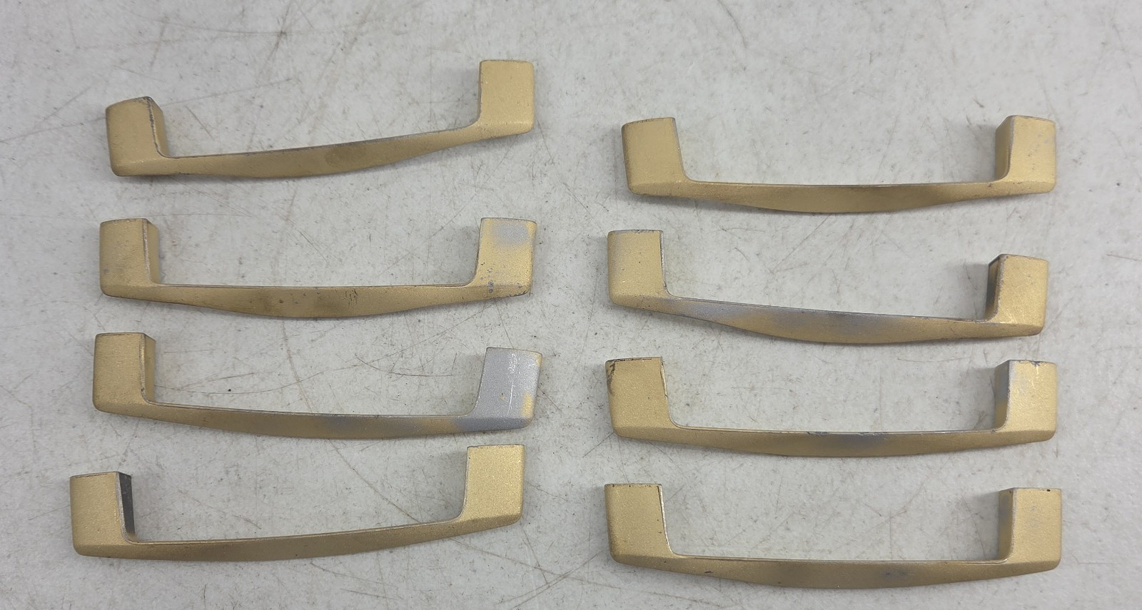 Vintage RD 1957 Amerock Lot of 8 Drawer Pull Handles Cabinet Pulls Cupboard No 2