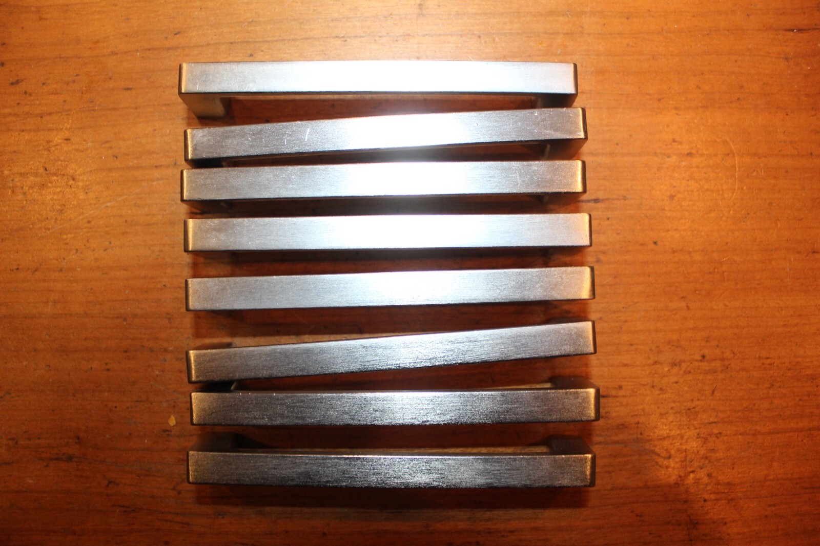 Brushed Aluminum Mid-Century Modern Drawer Pull / Handle J-4
