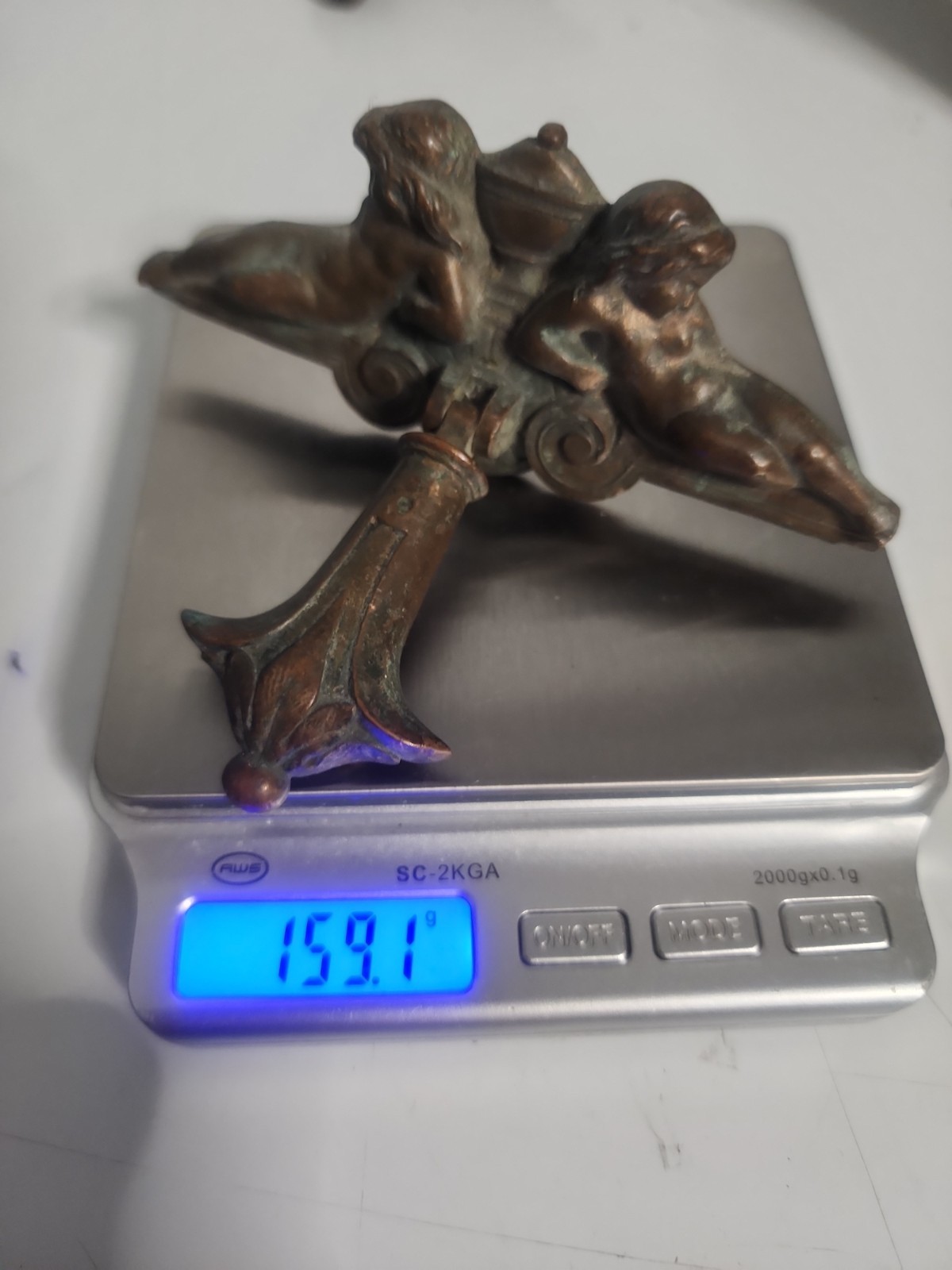 ULTRA RARE Set of 8 Antique 19th-Century French Rococo Bronze Putti Pulls