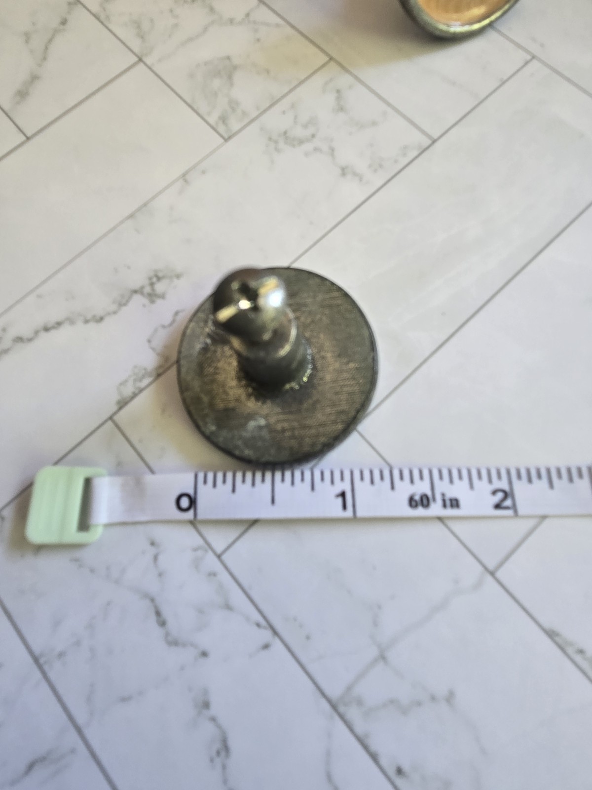 ​Set of 4 Vintage Floral Decorative Cabinet Knobs – Yellow Enamel & Metal Flower