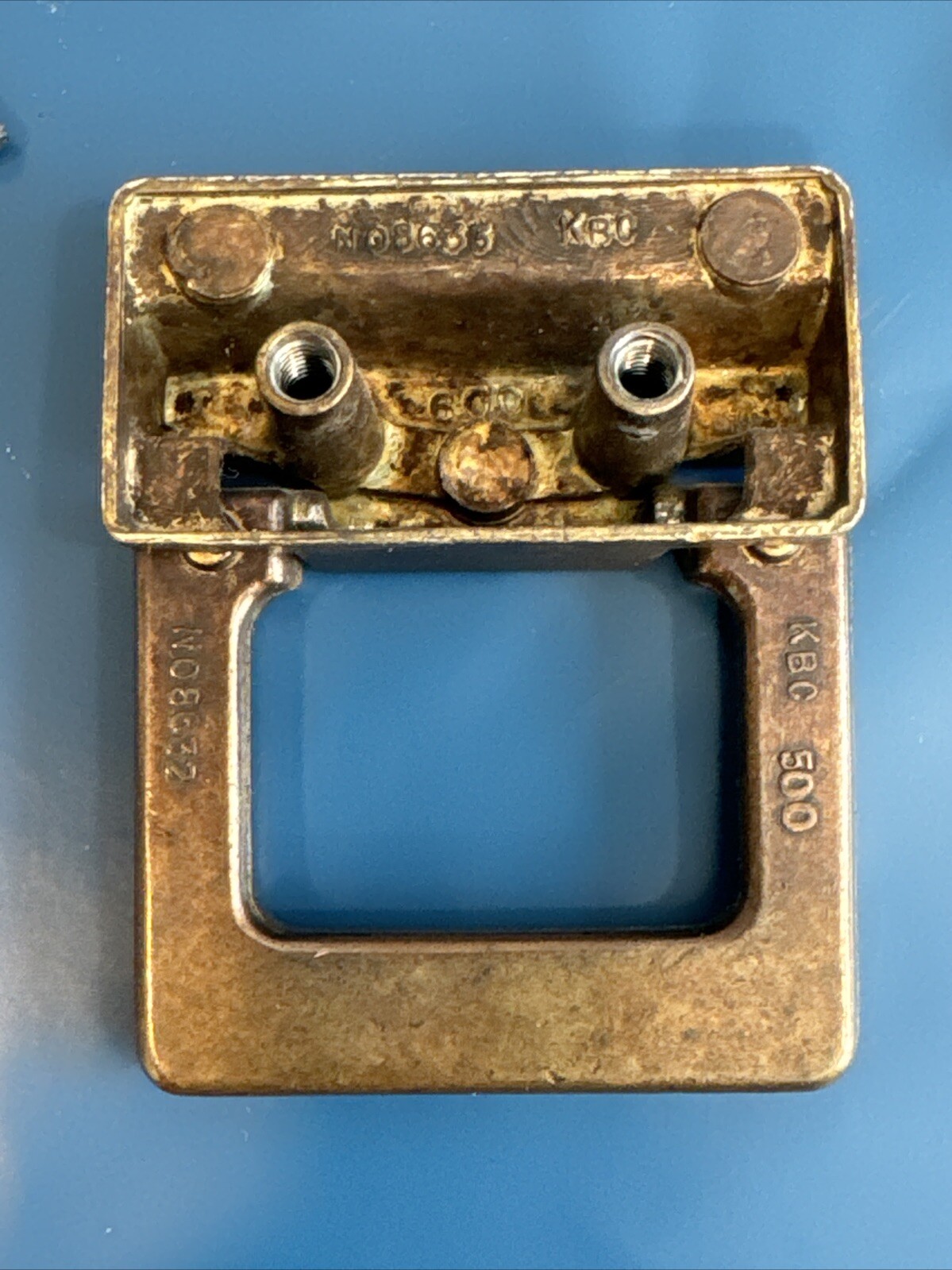 Drexel Woodbriar Drawer Pull Square Brass Vintage Bail Dresser Hardware