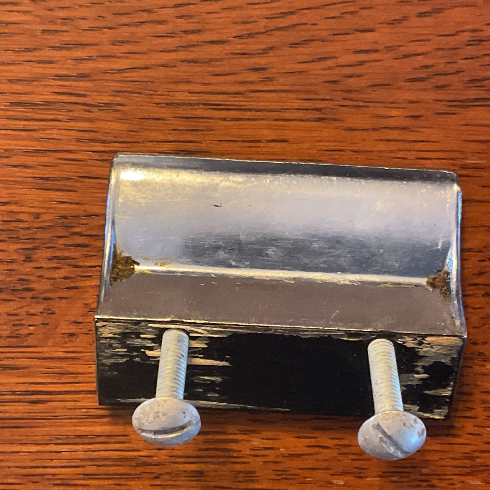 Vintage MID Century Chrome Sash Lift Style Desk Window Drawer Pulls 2 1/4 inch