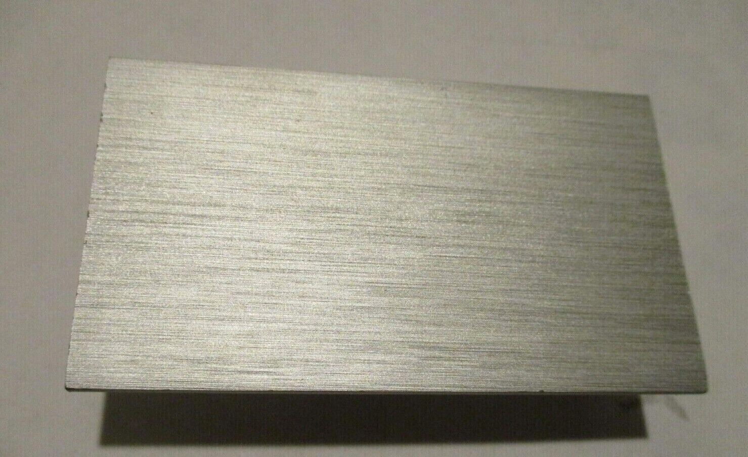 Industrial T Profile Brushed Aluminum Drawer Pull Handle 2-1/2 inch Centers MCM