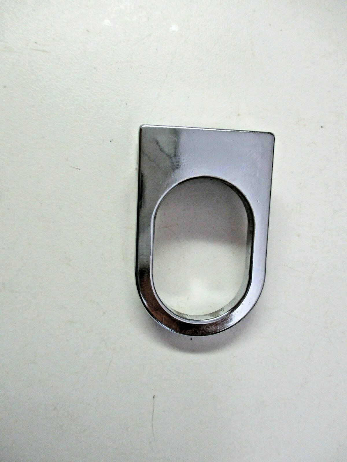 Japan 1950s Polished Chrome Drop Pull Handle 5/8″ Centers Vtg MCM Ultra Retro
