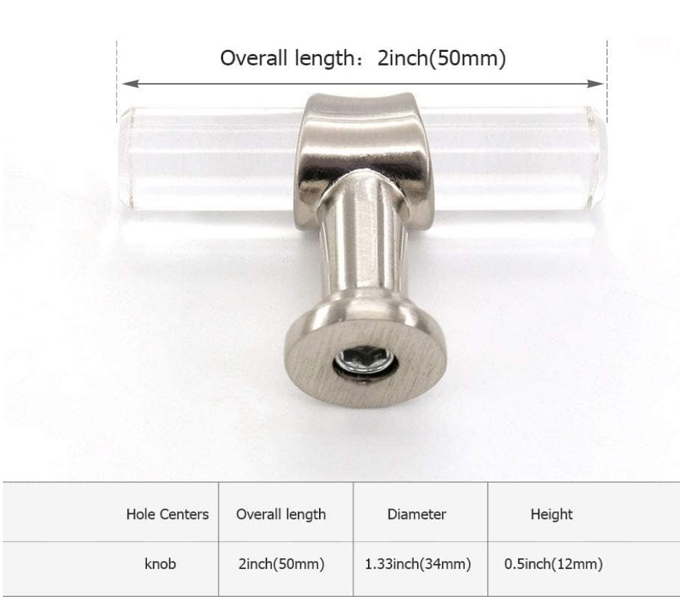 12 Pack 2 ” Drawer Knobs Brushed Nickel