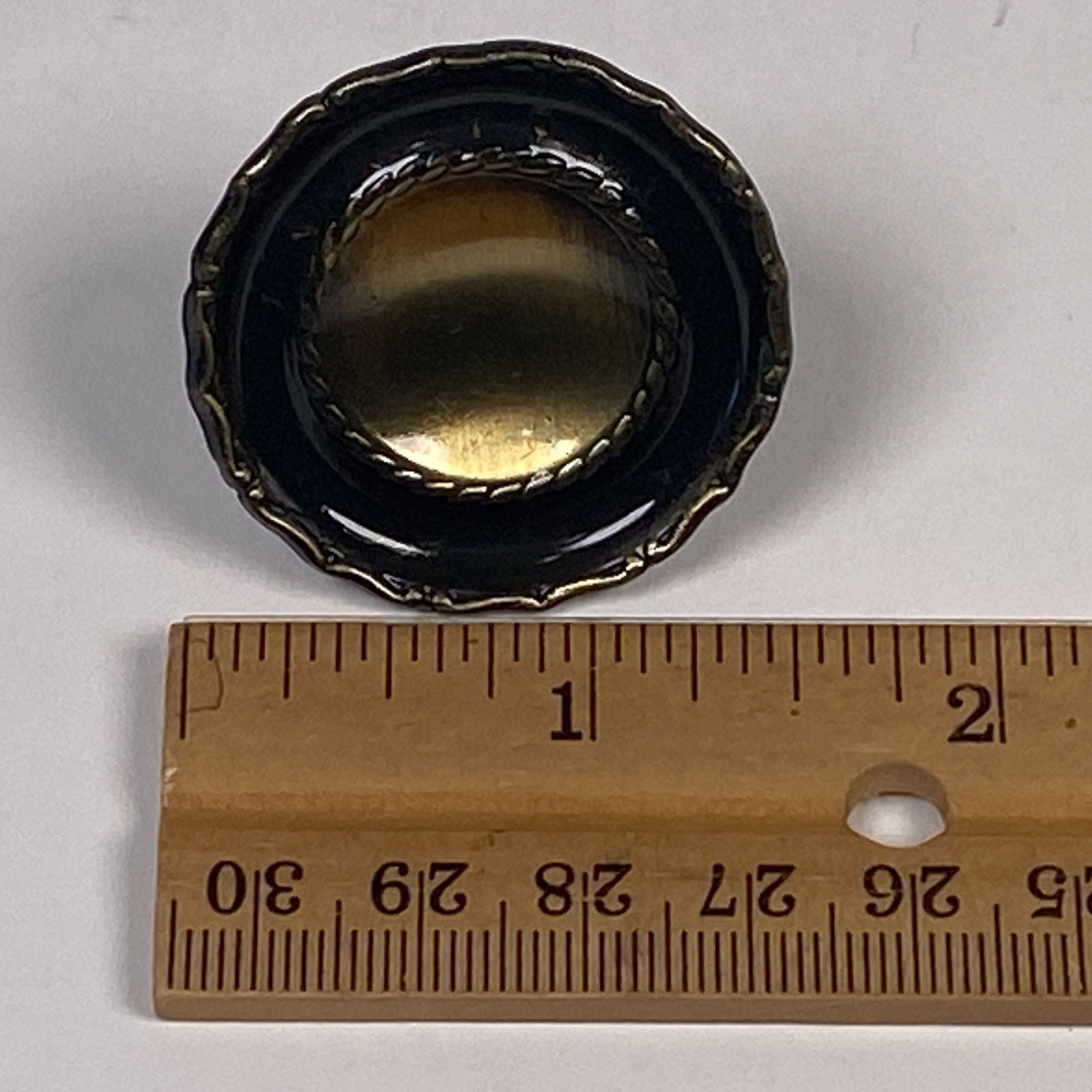 Lot of 4 Vintage Ajax Knobs Drawer Cabinet Jewelry Antique Brass Style 976