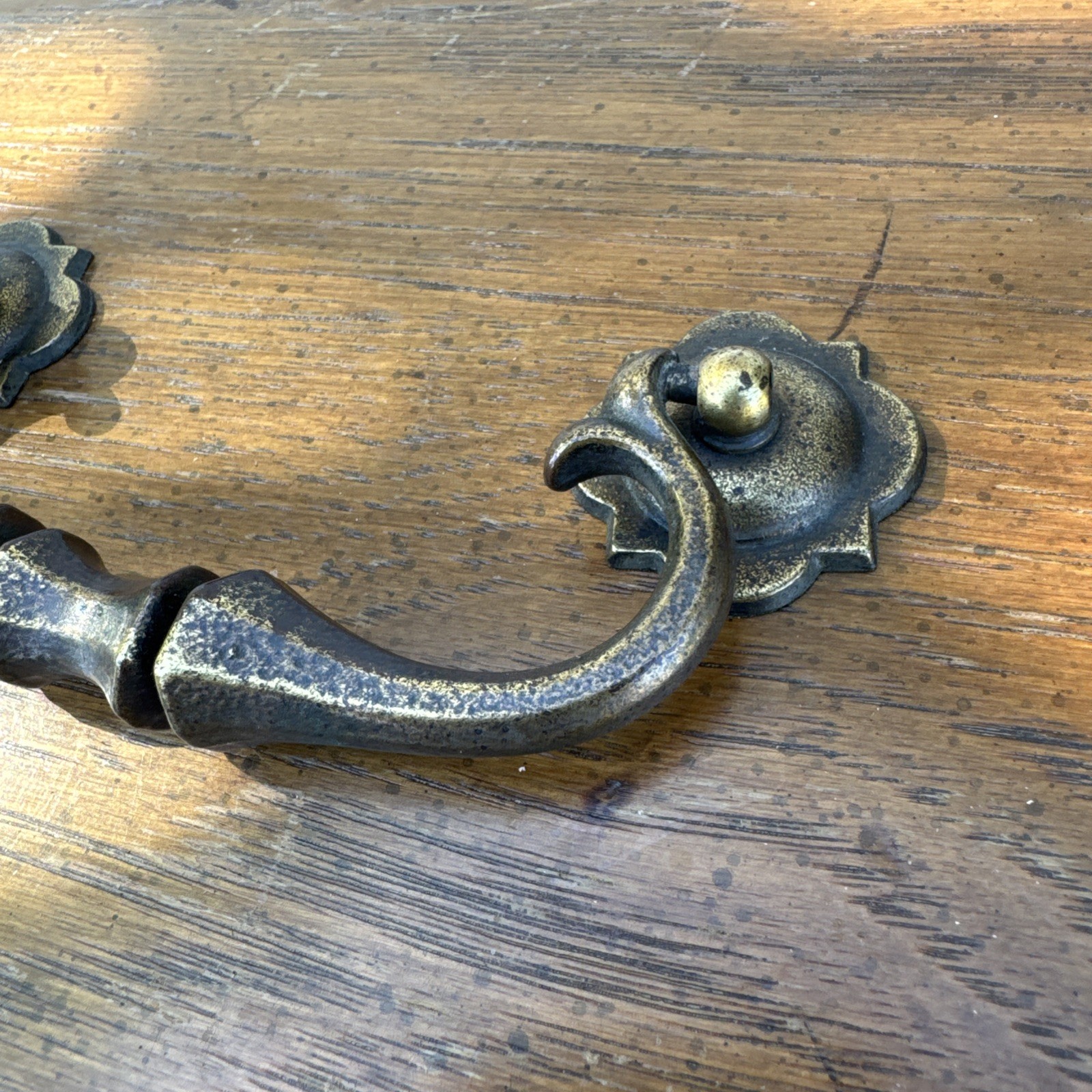 Drexel Guildhall Drawer Pull For Vintage Dresser Nightstand Credenza MCM Brass