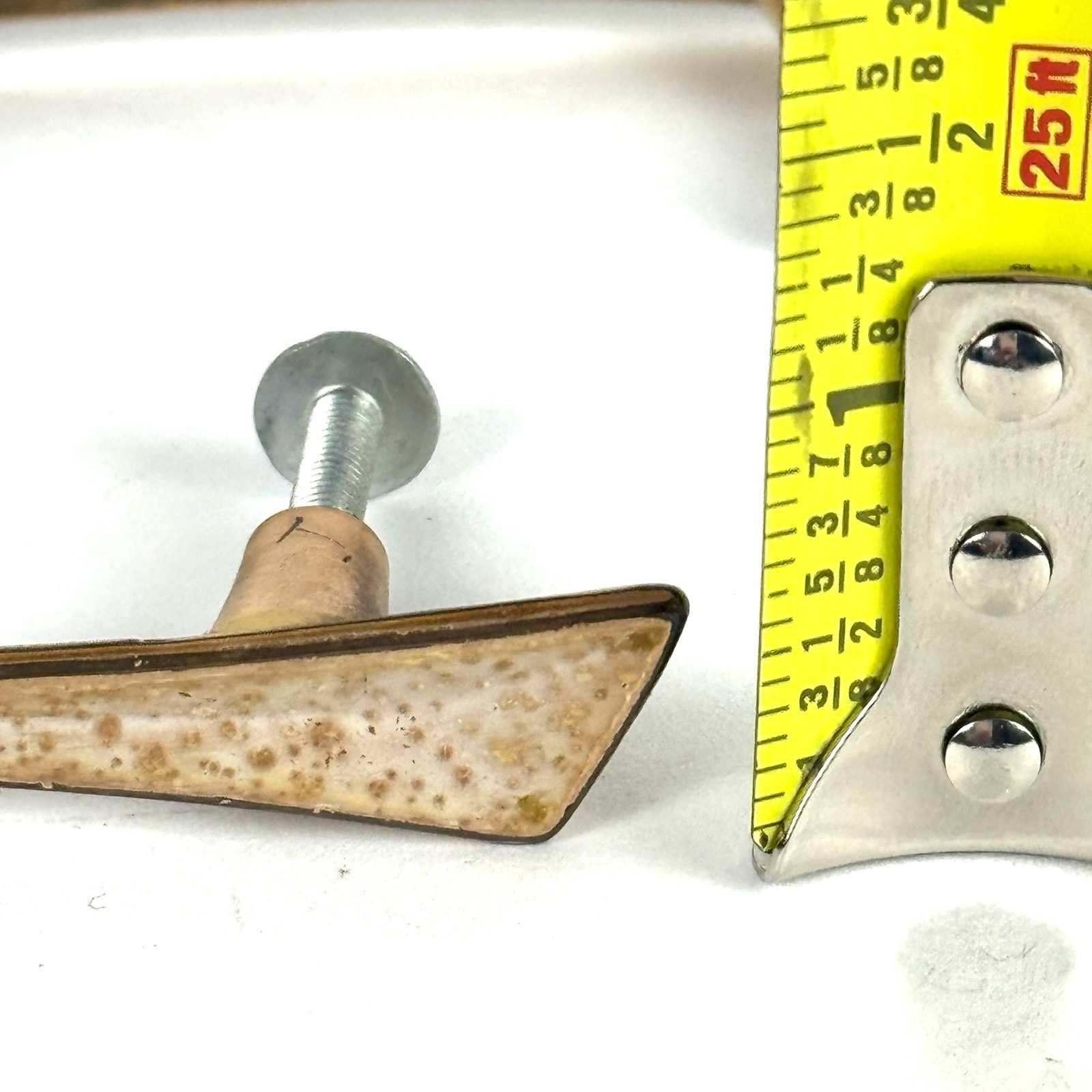 MCM Drawer Pulls Copper-Tone Art Deco Bow Tie 4.5” Width Lot Of 5