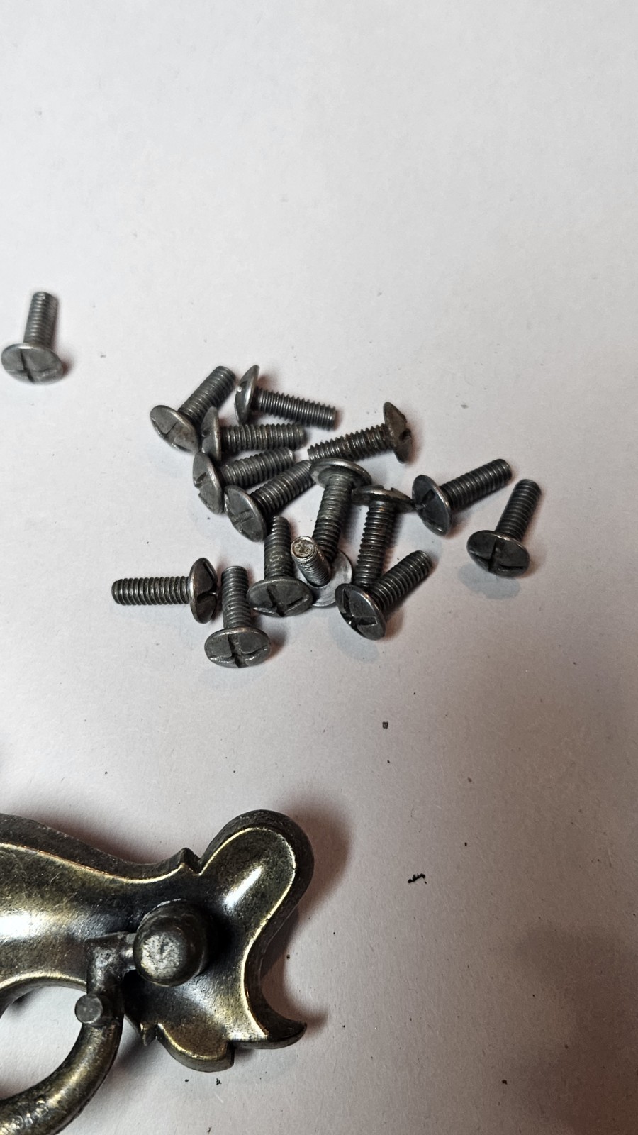 Vintage Keeler Brass Co KBC P2308 Chippendale Bail Pulls 2-1/4″ Center Set of 7