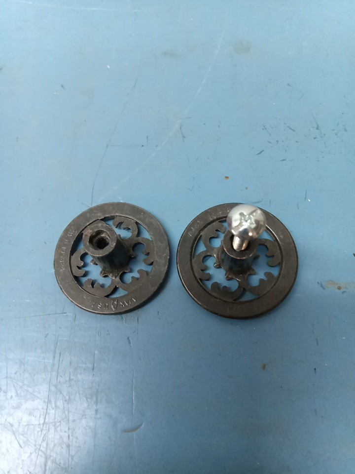 Lot Of 2 Vintage AJAX Drawer Handles (LL)